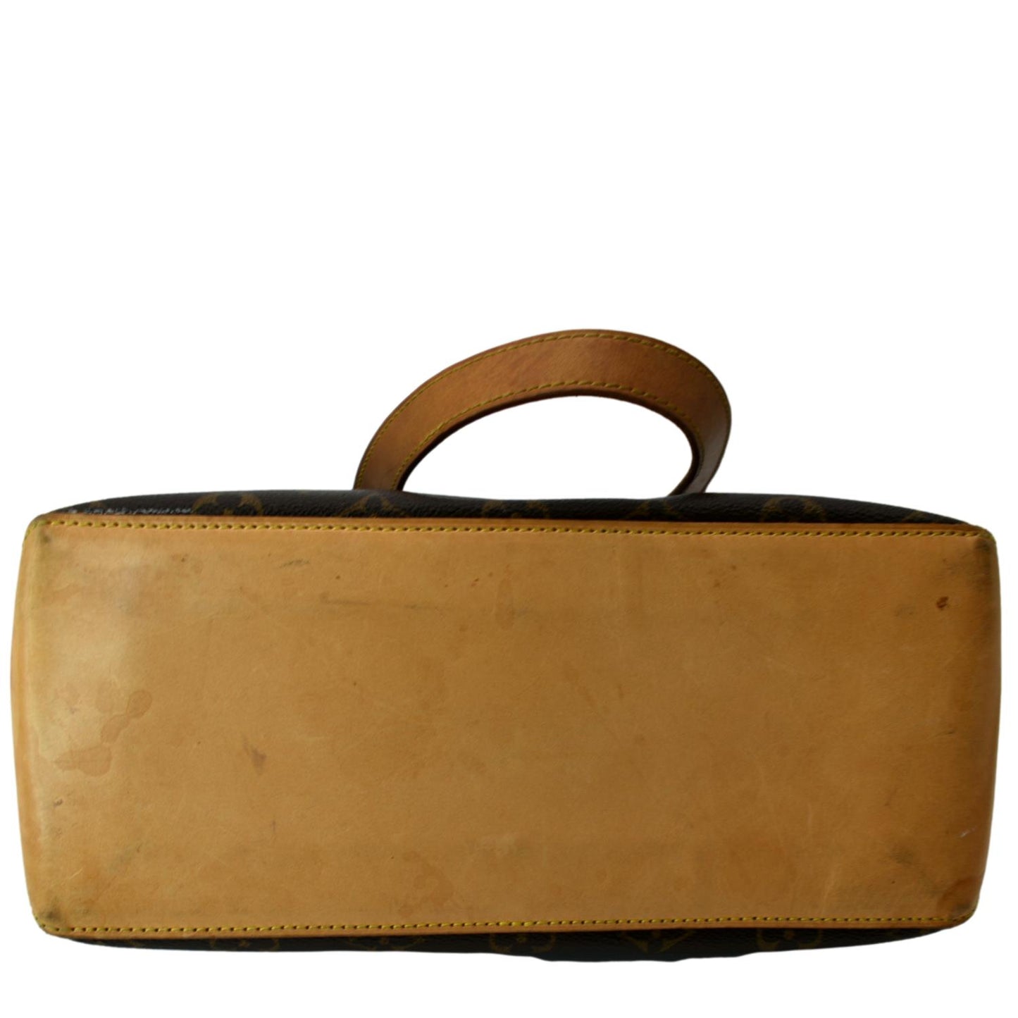 LOUIS VUITTON Cabas Piano Monogram Canvas Shoulder Bag Brown
