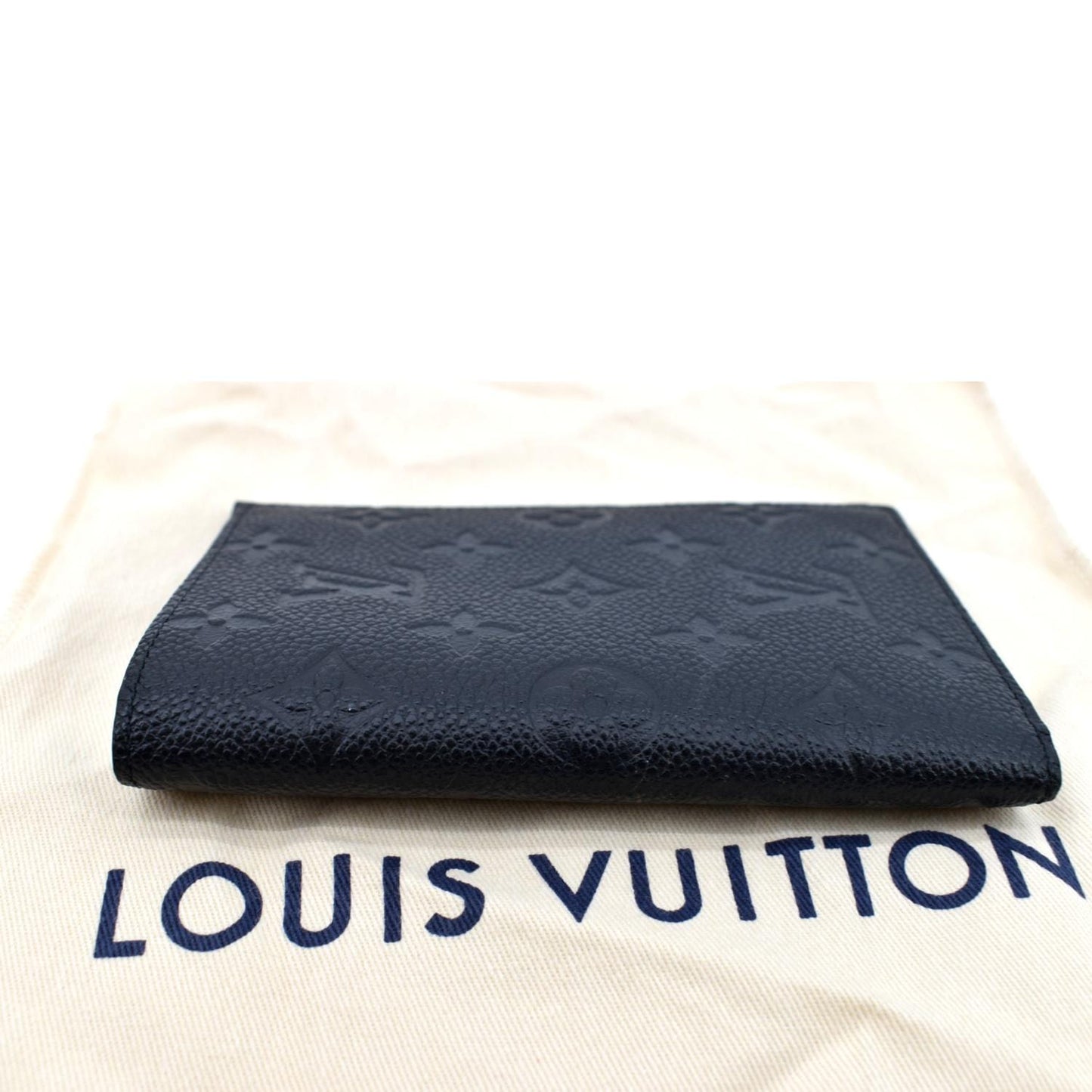 LOUIS VUITTON Passport Holder Monogram Empreinte Wallet Black
