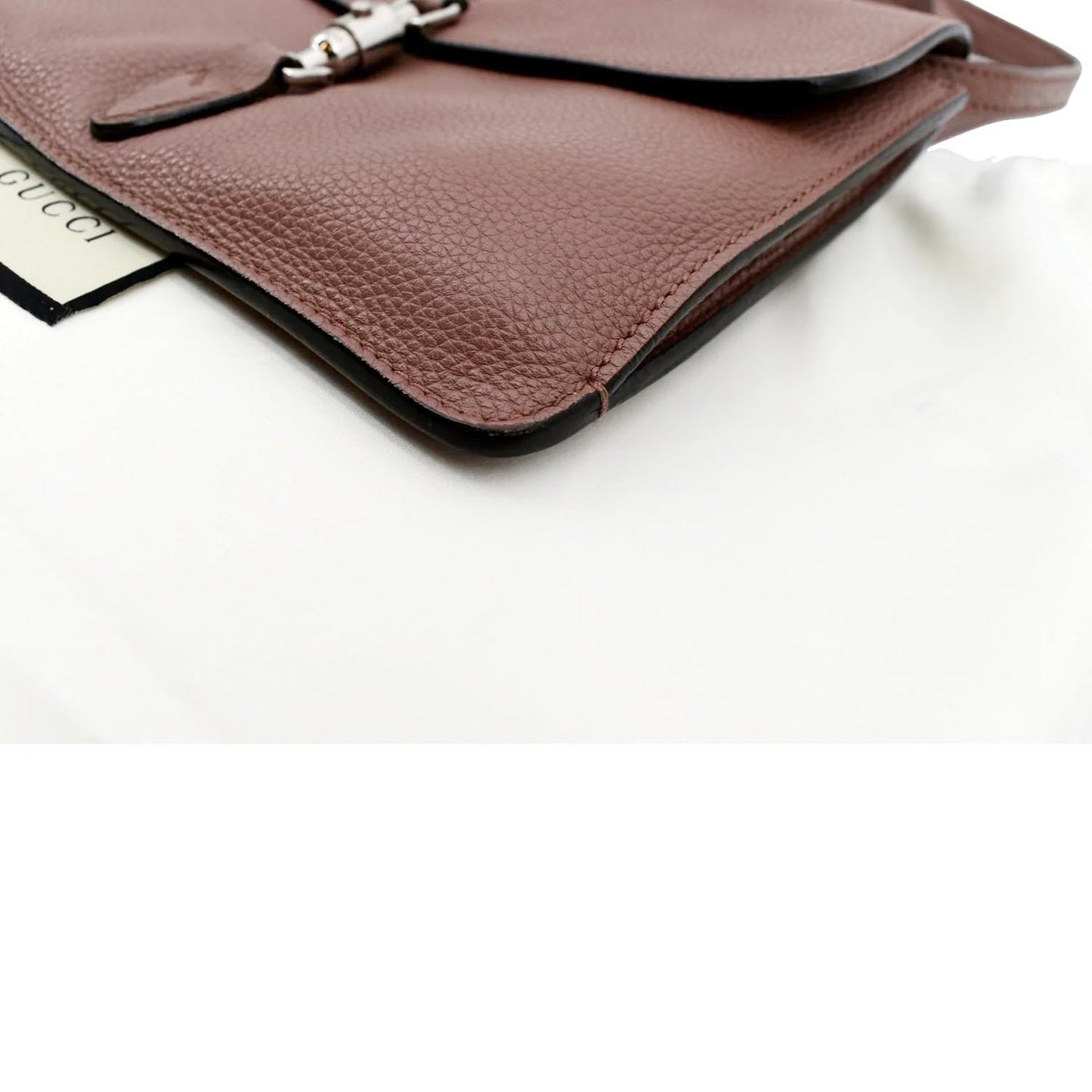 GUCCI Jackie Soft Convertible Mini Calfskin Crossbody Bag Light Pink