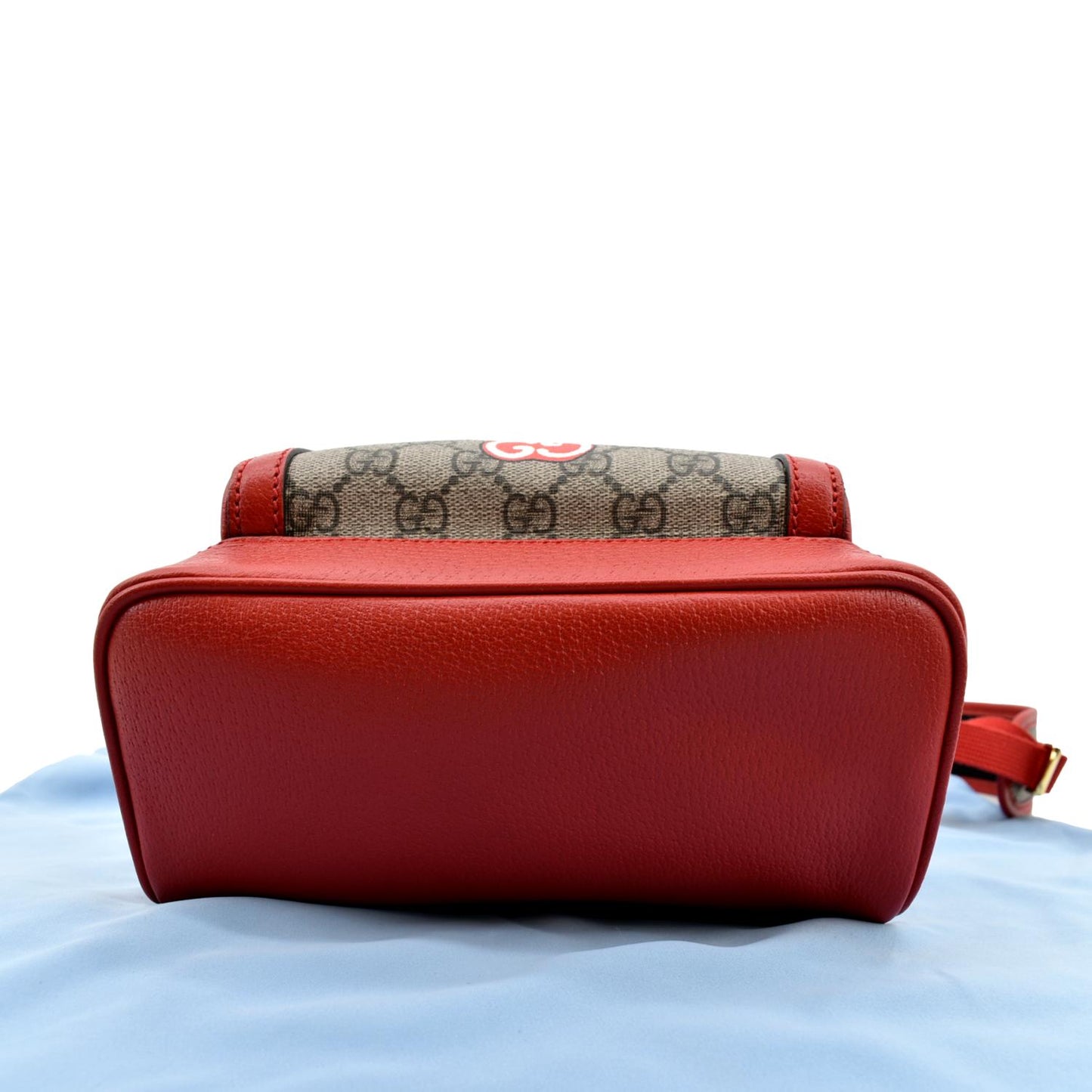 GUCCI Apple Small Interlocking GG Supreme Canvas Backpack Multicolor 601296
