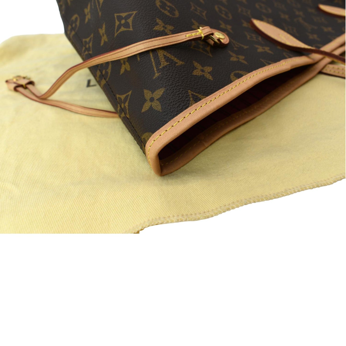 LOUIS VUITTON Neverfull GM Monogram Canvas Tote Bag Brown