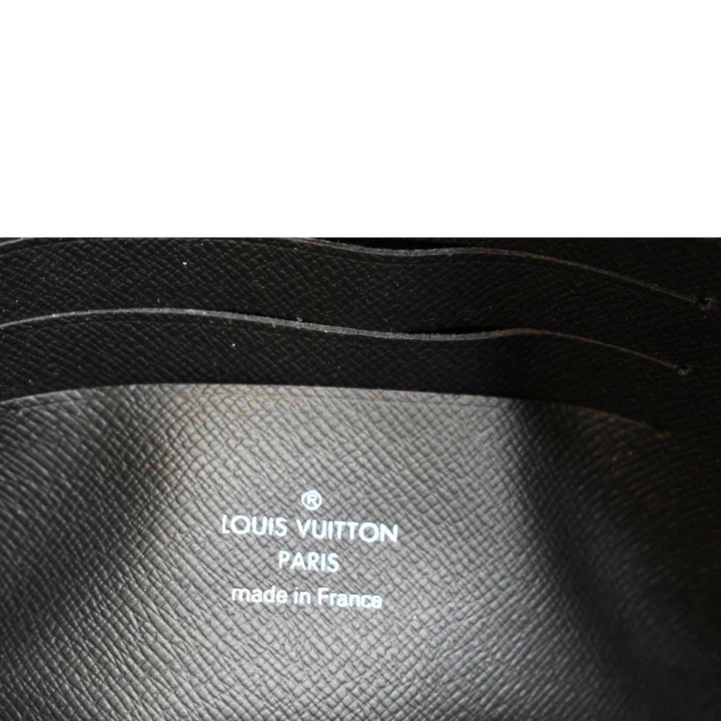 LOUIS VUITTON Volga Monogram Eclipse Pochette Clutch Bag Black