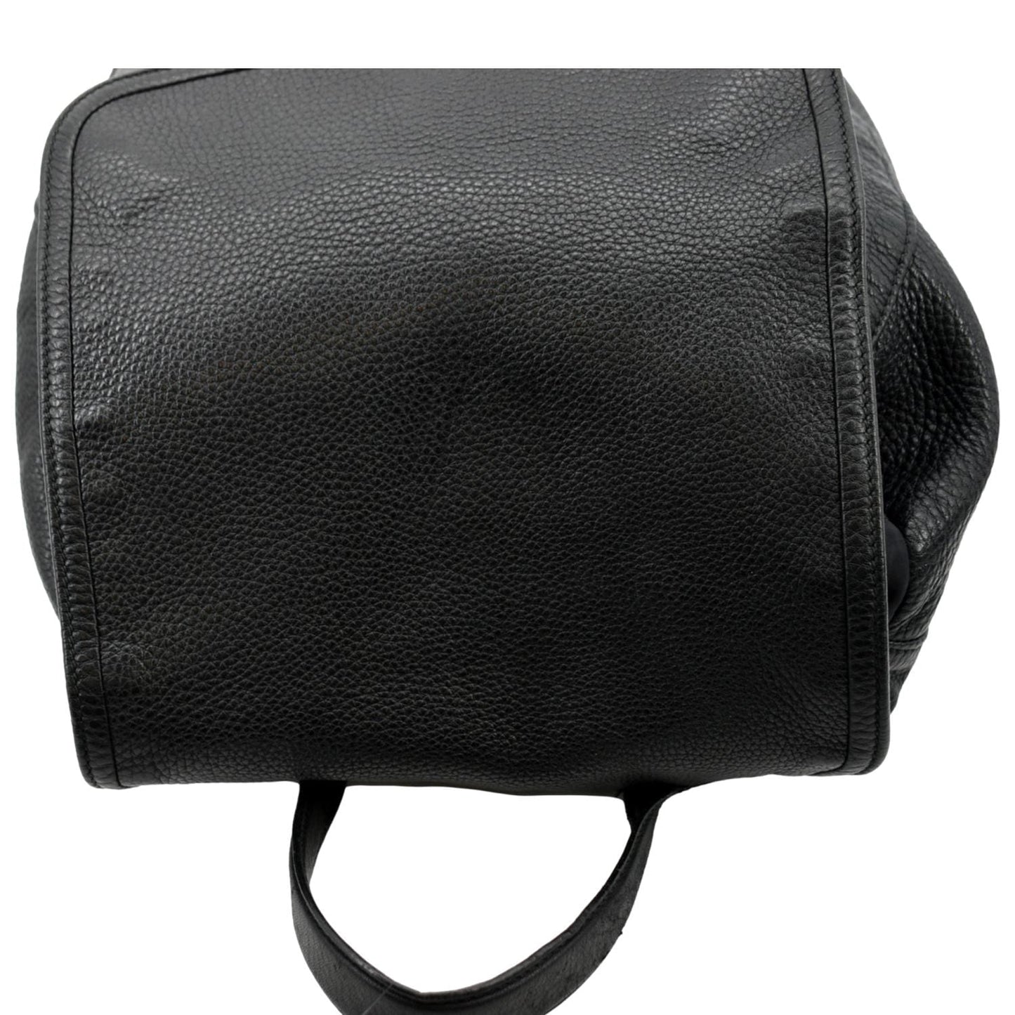 GUCCI GG Pebbled Leather Backpack Grey 322061