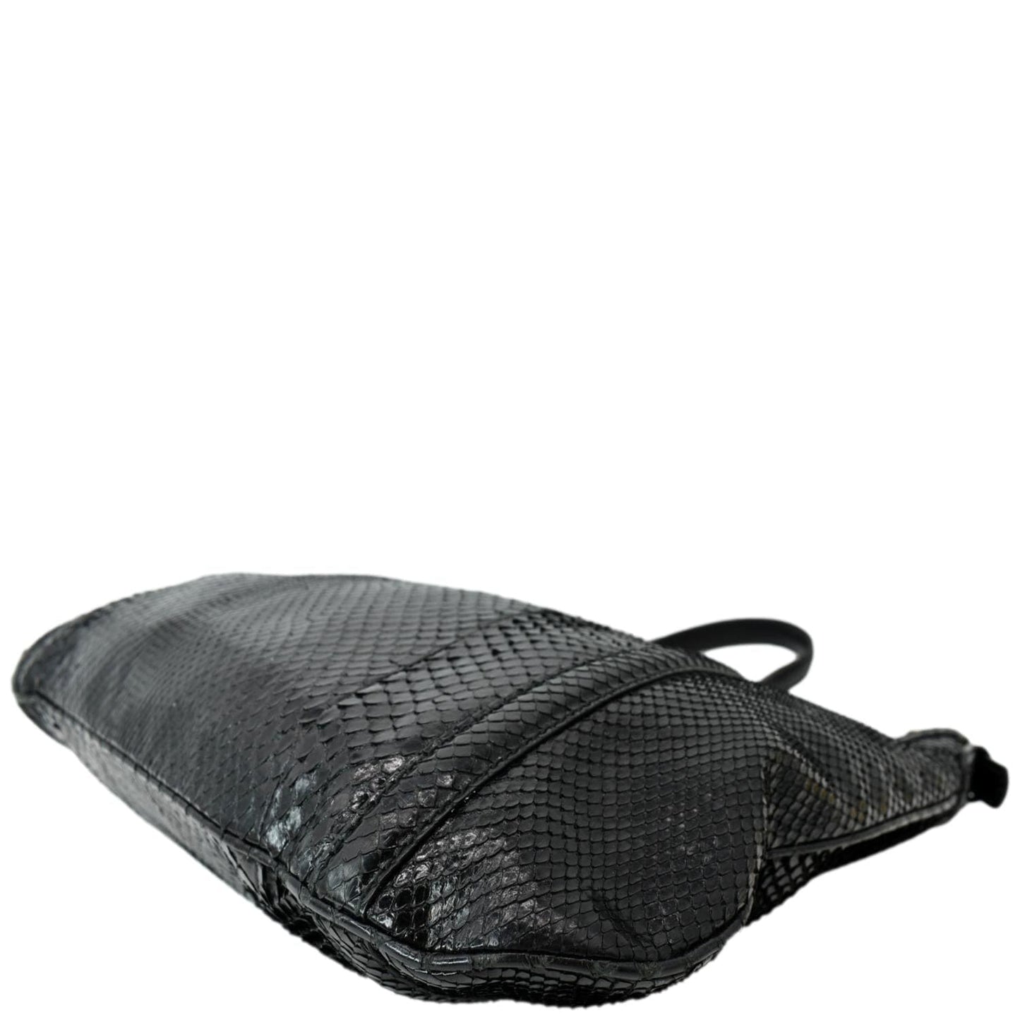 GUCCI Britt Medium Patent Leather Hobo Bag Black 162740