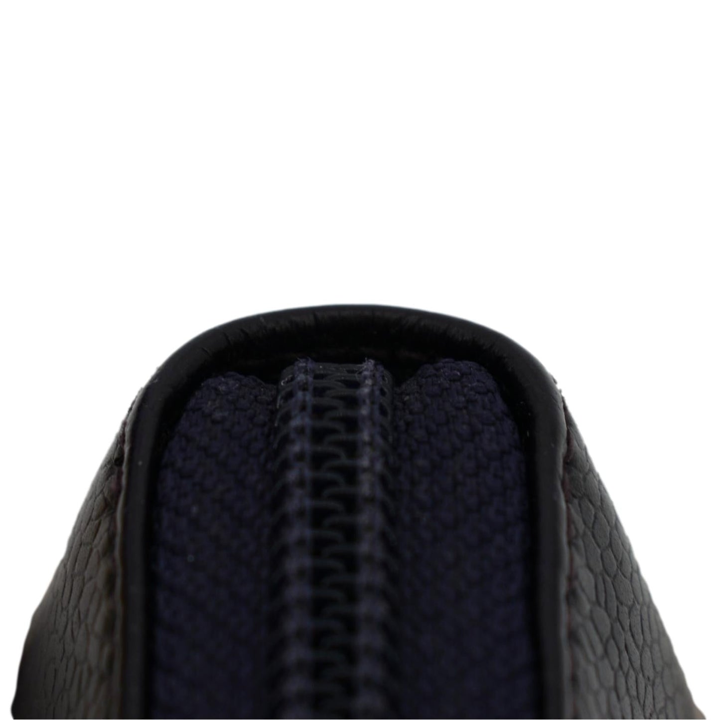 CHANEL O Key Pouch Timeless Caviar Leather Small Purse Purple