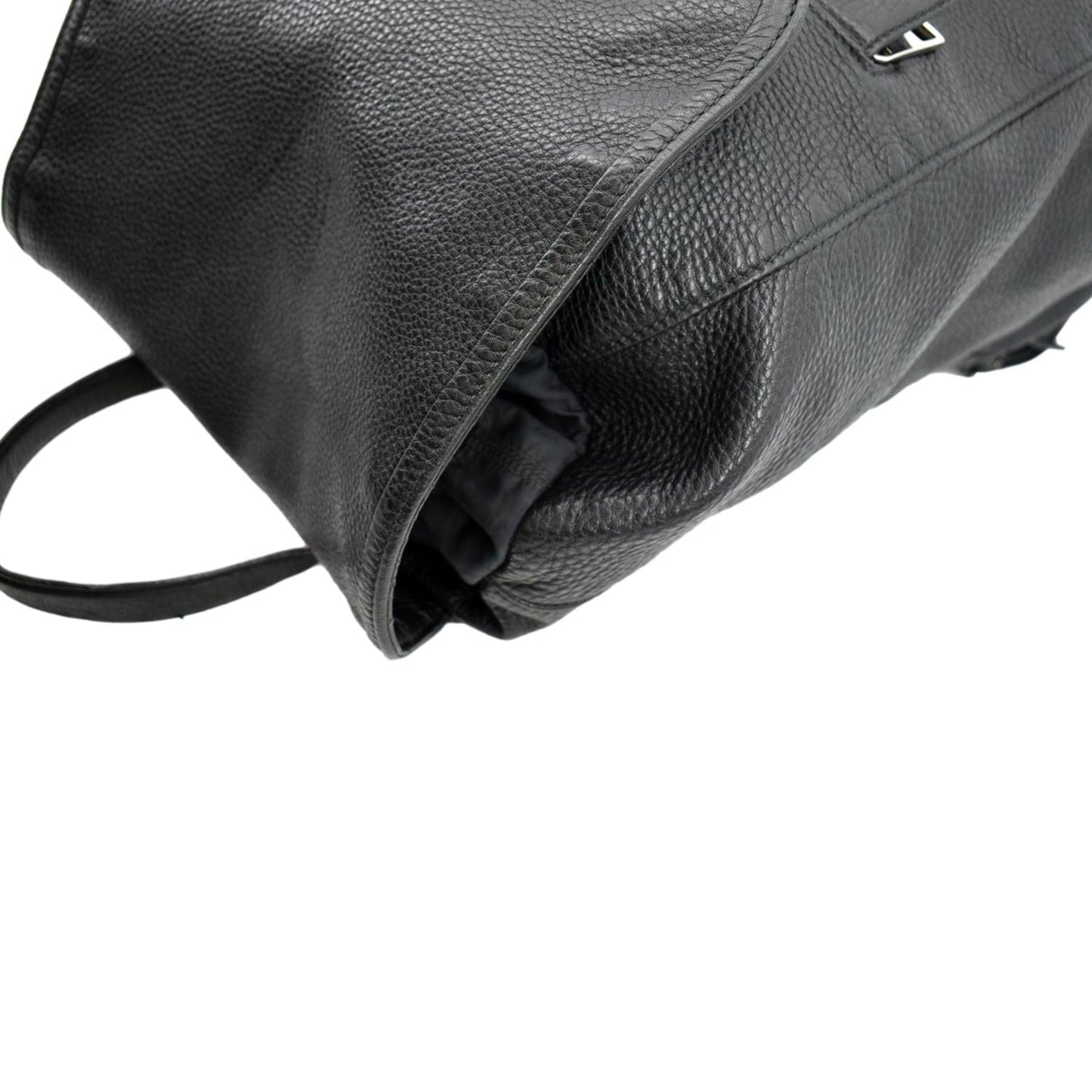 GUCCI GG Pebbled Leather Backpack Grey 322061