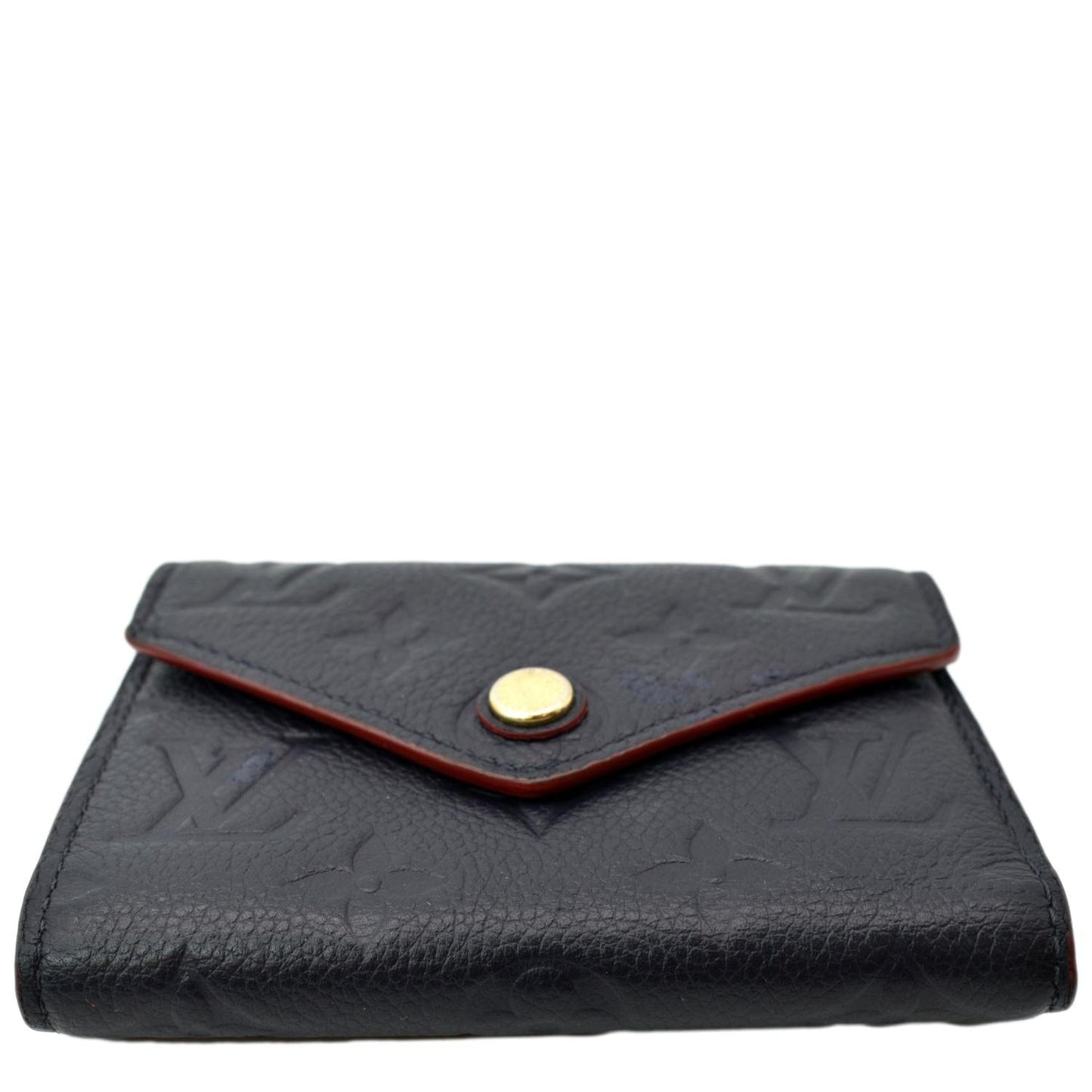 LOUIS VUITTON Victorine Monogram Empreinte Wallet Dark Navy Blue