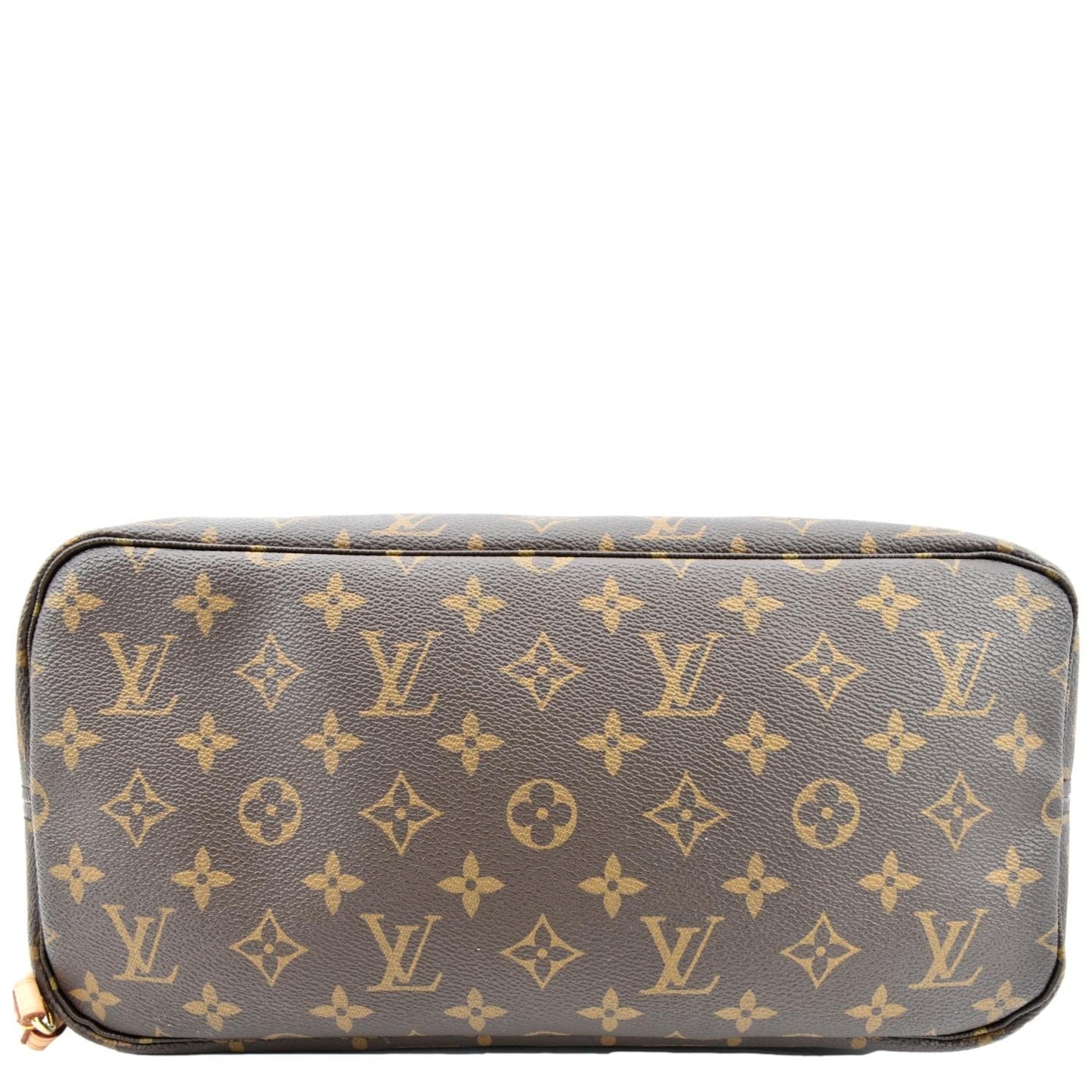 LOUIS VUITTON Neverfull MM Monogram Canvas Tote Bag Brown