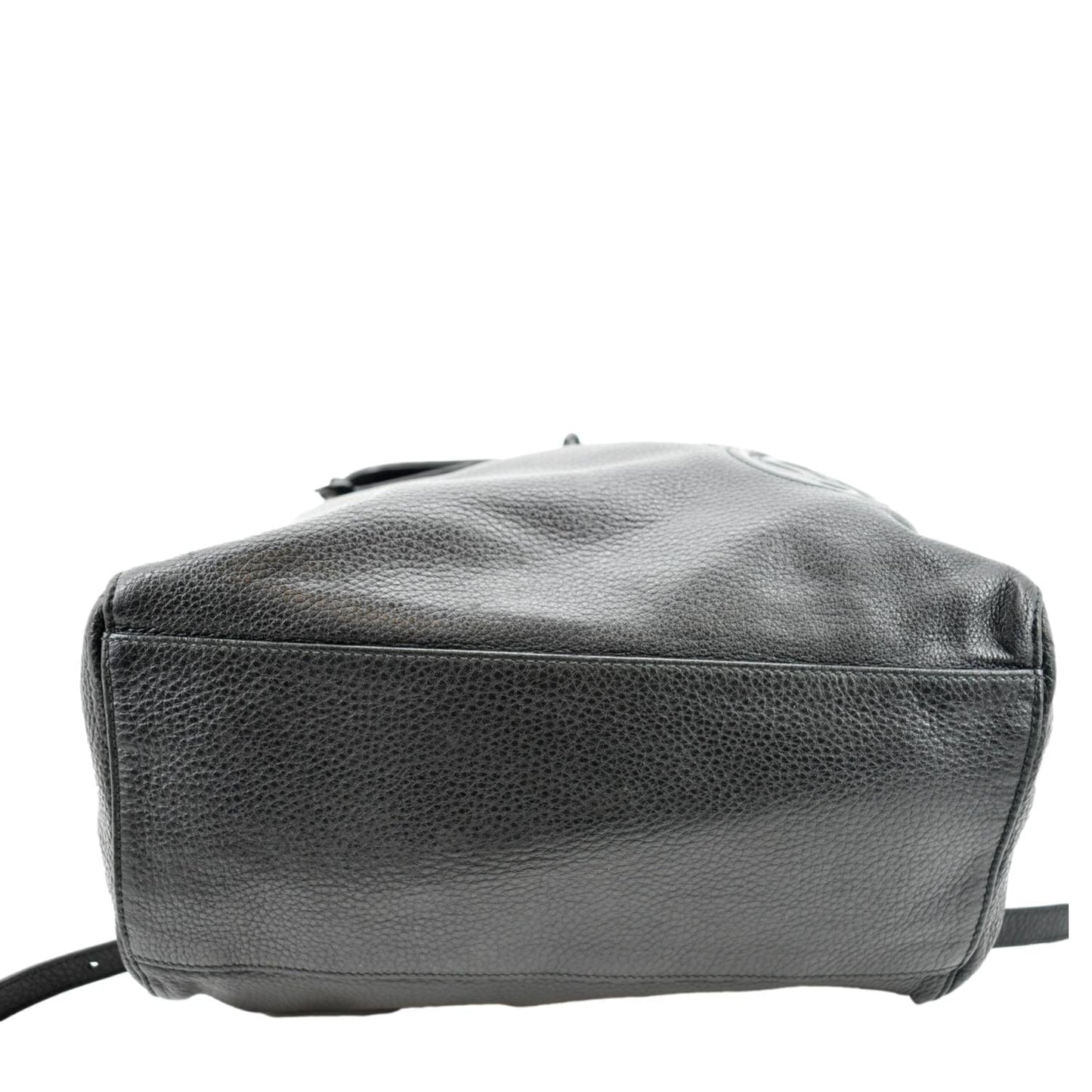 GUCCI GG Pebbled Leather Backpack Grey 322061