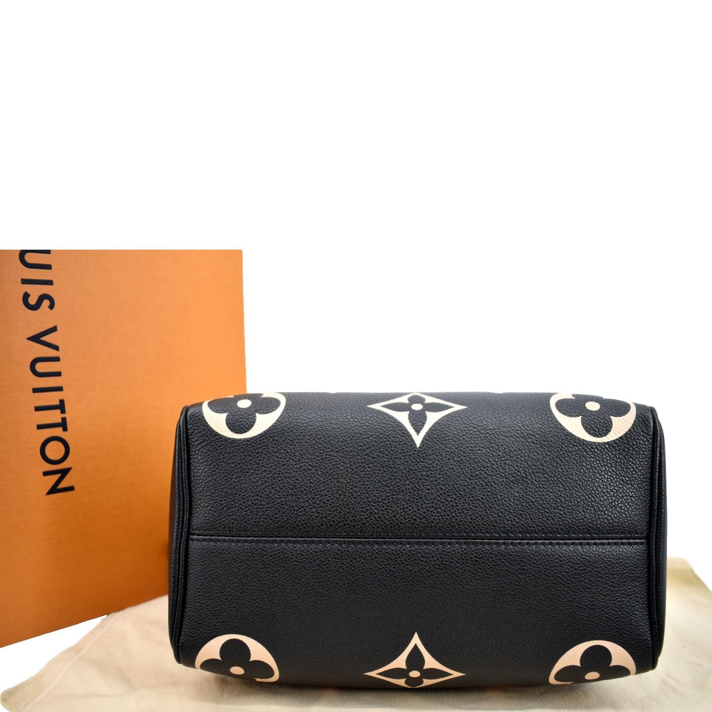 LOUIS VUITTON Speedy 25 Bandouliere Monogram Empreinte Crossbody Bag Bicolor
