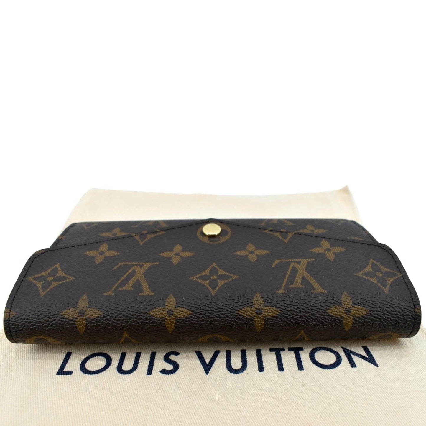 LOUIS VUITTON  Sarah Monogram Canvas Wallet Brown