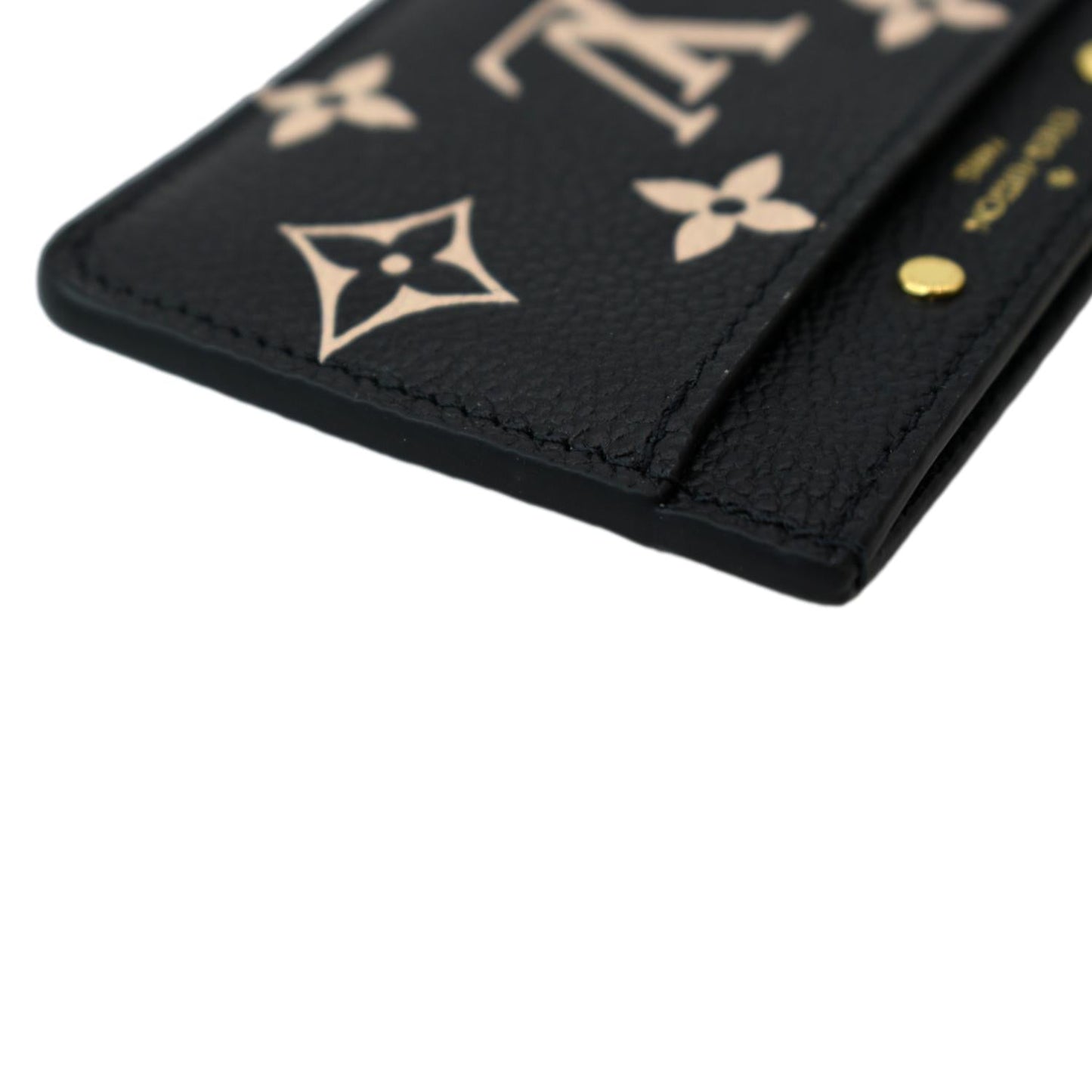 LOUIS VUITTON Card Holder Monogram Empreinte Leather Bicolor