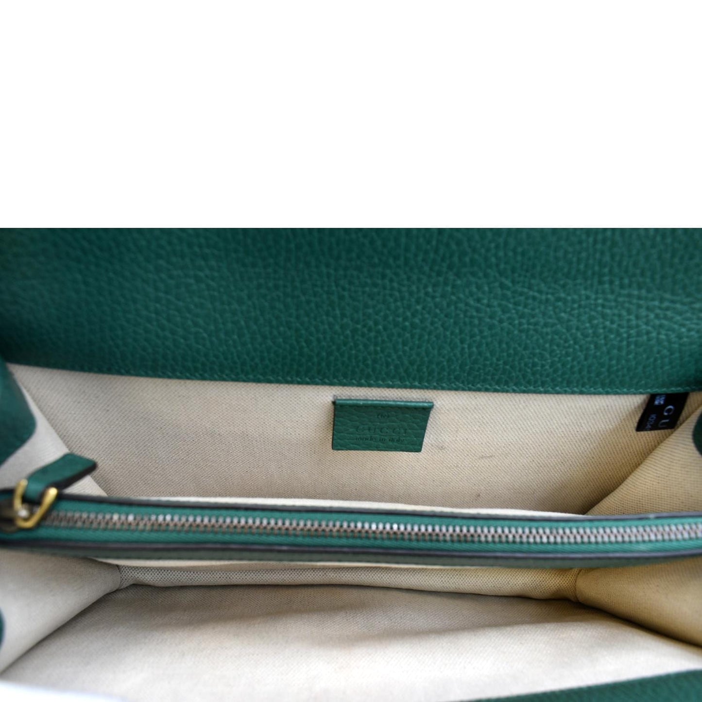 GUCCI Dionysus Small Leather Shoulder Bag Emerald Green 400249