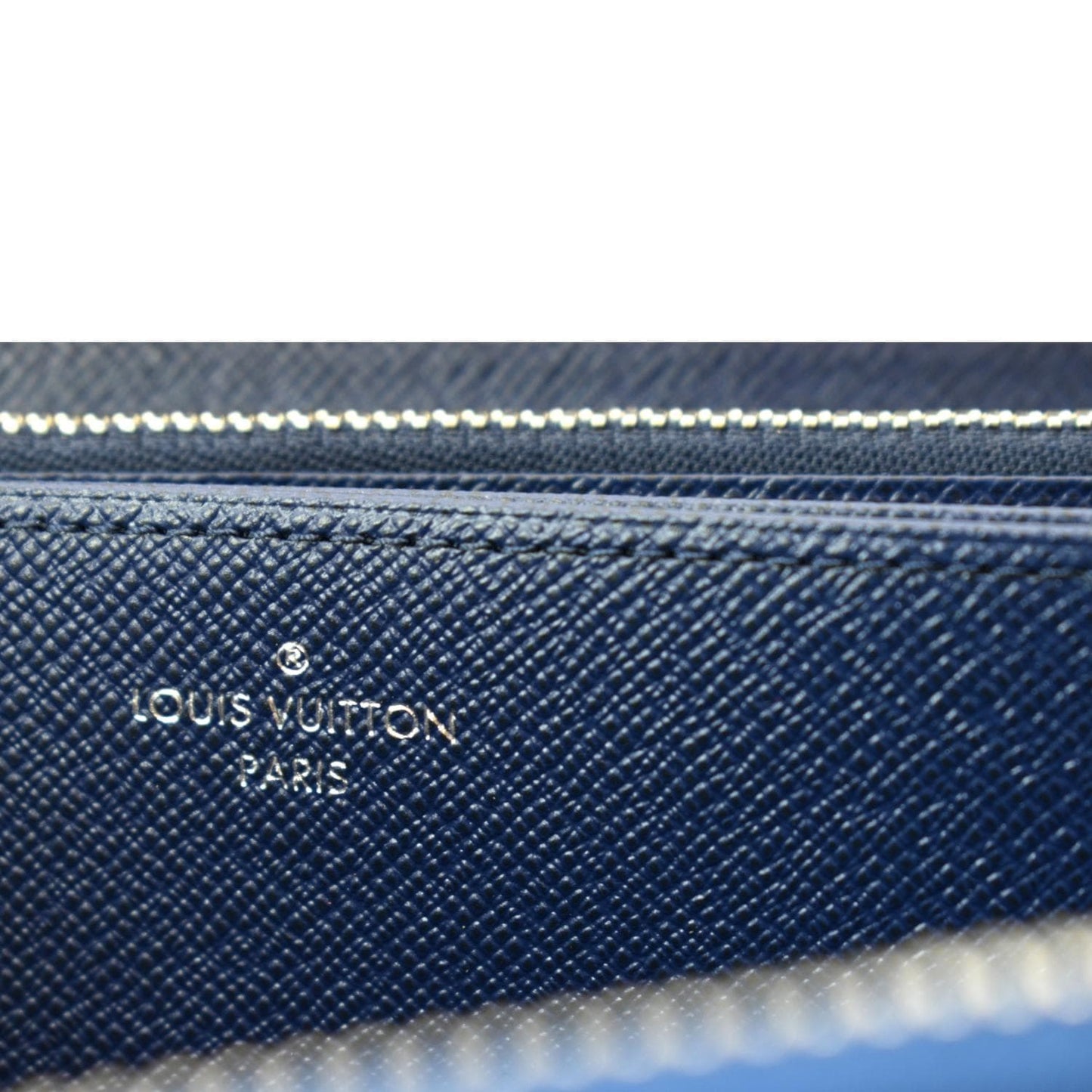 LOUIS VUITTON LV Escale Monogram Coated Canvas Zippy Wallet Blue