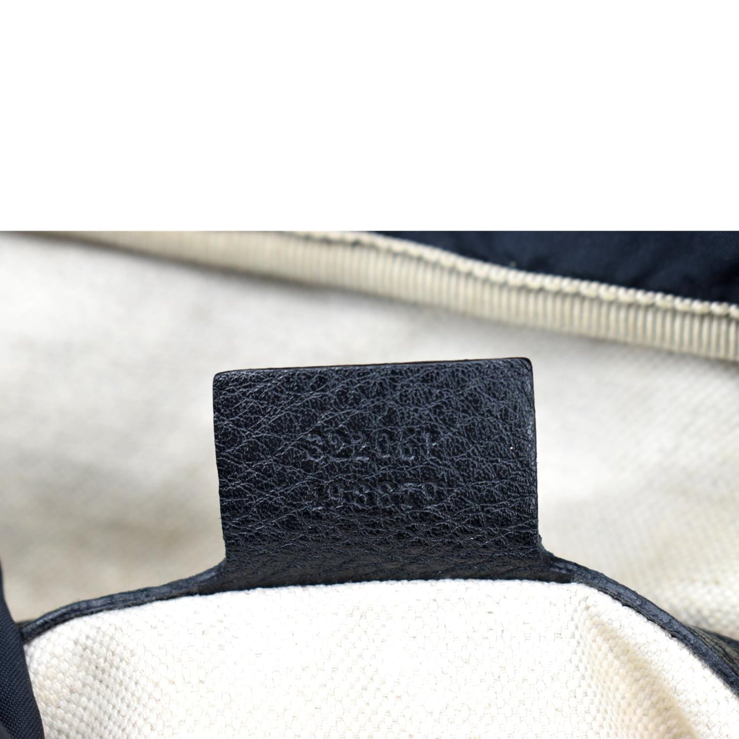GUCCI GG Pebbled Leather Backpack Grey 322061