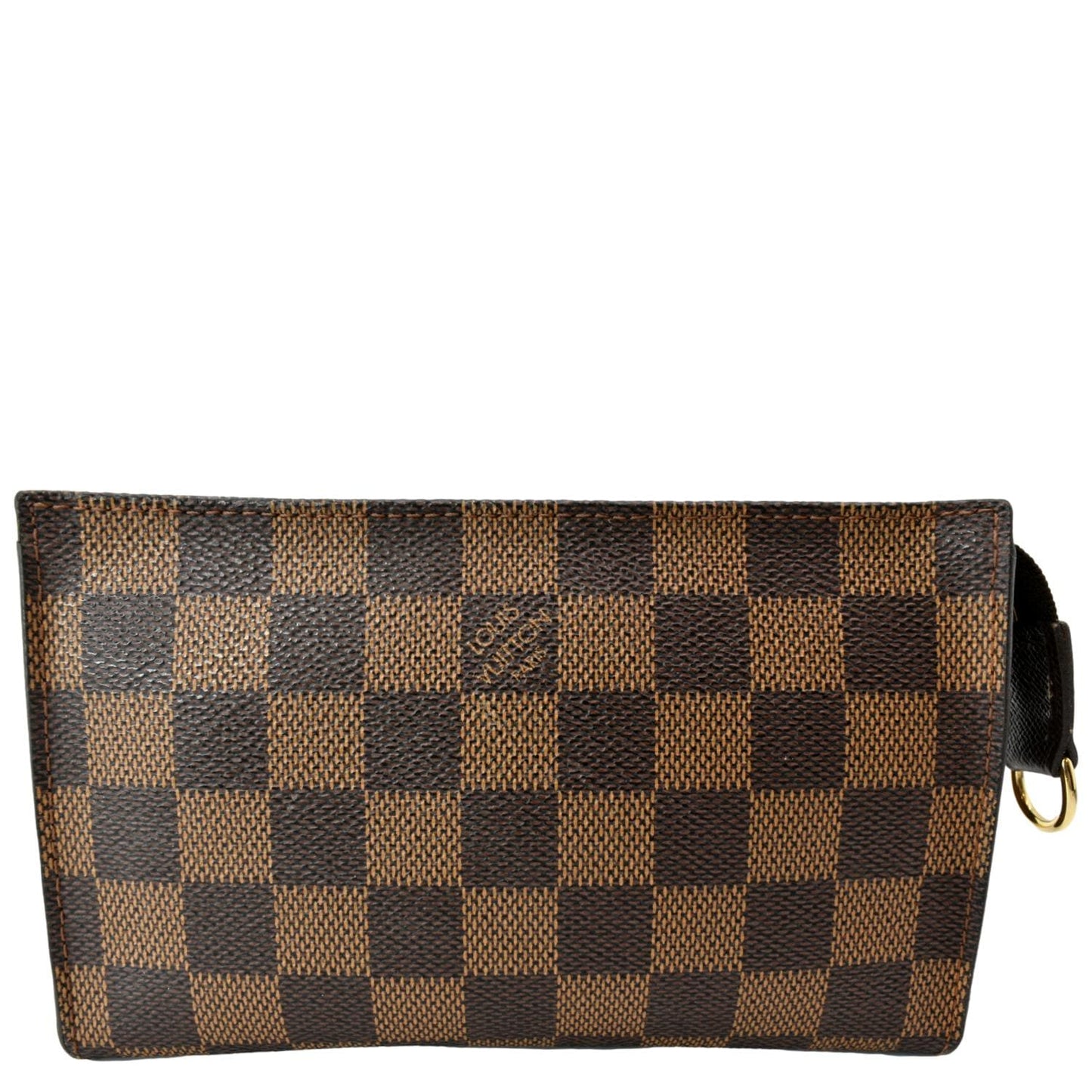 LOUIS VUITTON Toiletry Pouch Damier Ebene Vintage Brown