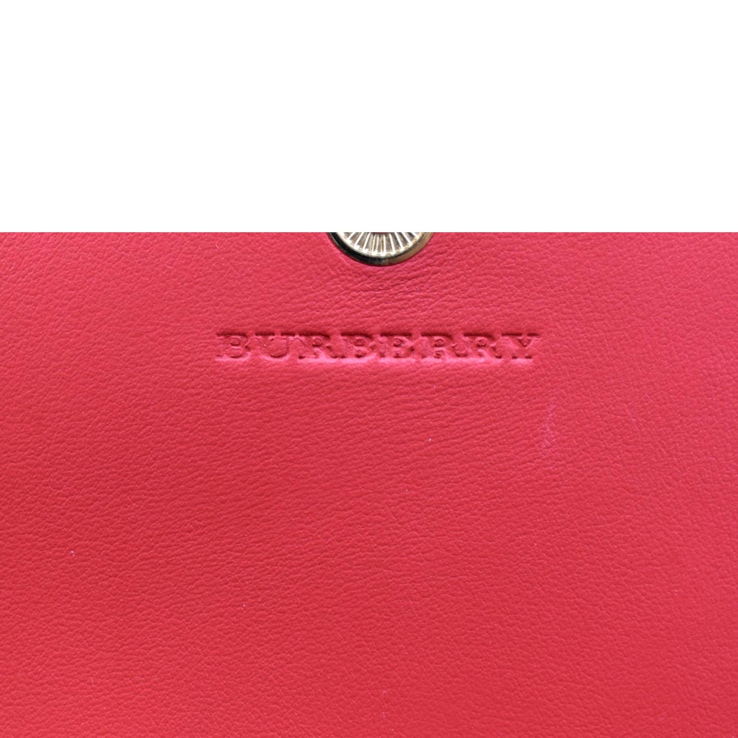 BURBERRY Haymarket House Check Clutch Wallet Beige