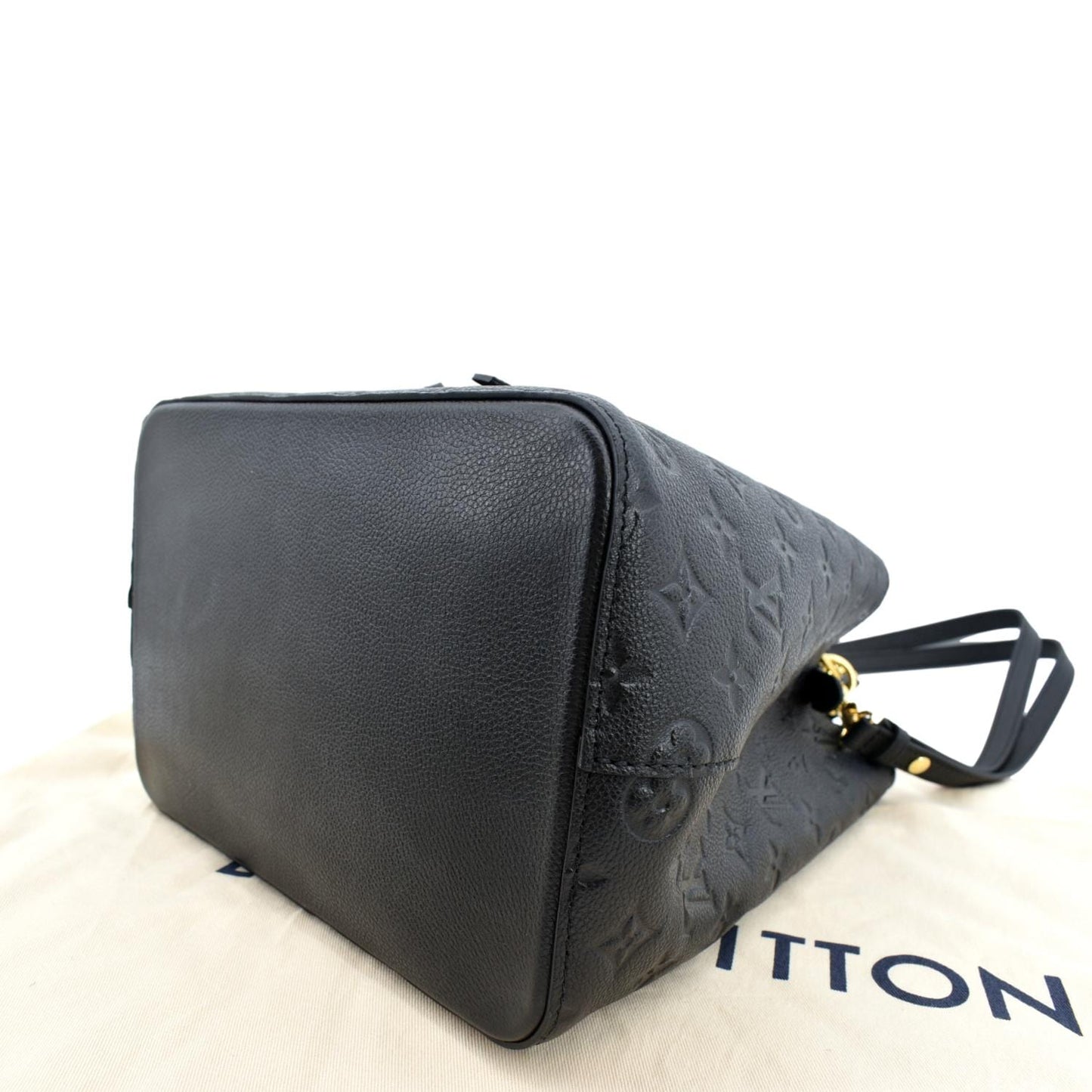 LOUIS VUITTON NeoNoe MM Monogram Empreinte Leather Shoulder Bag Black