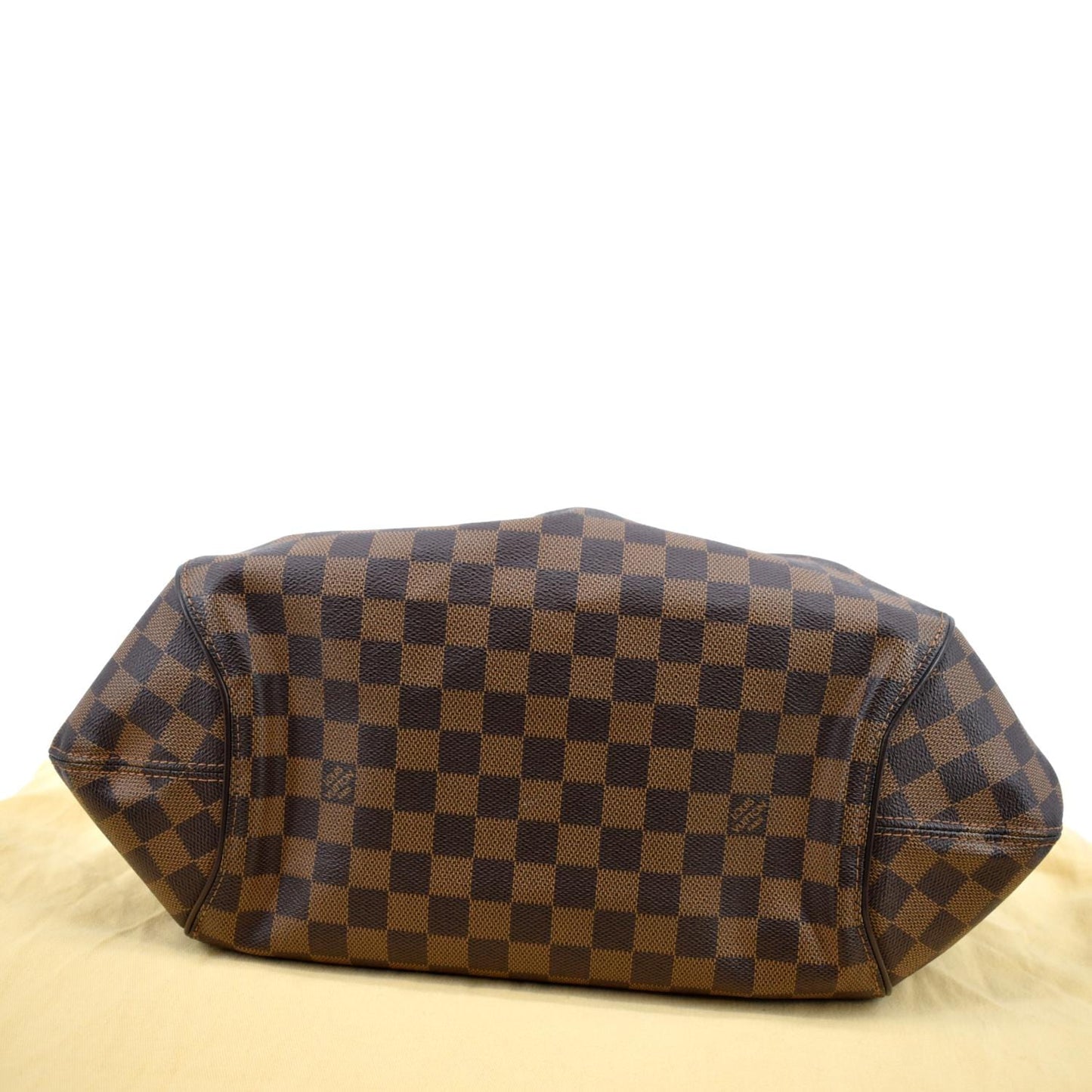 LOUIS VUITTON Sistina GM Damier Ebene Shoulder Bag Brown
