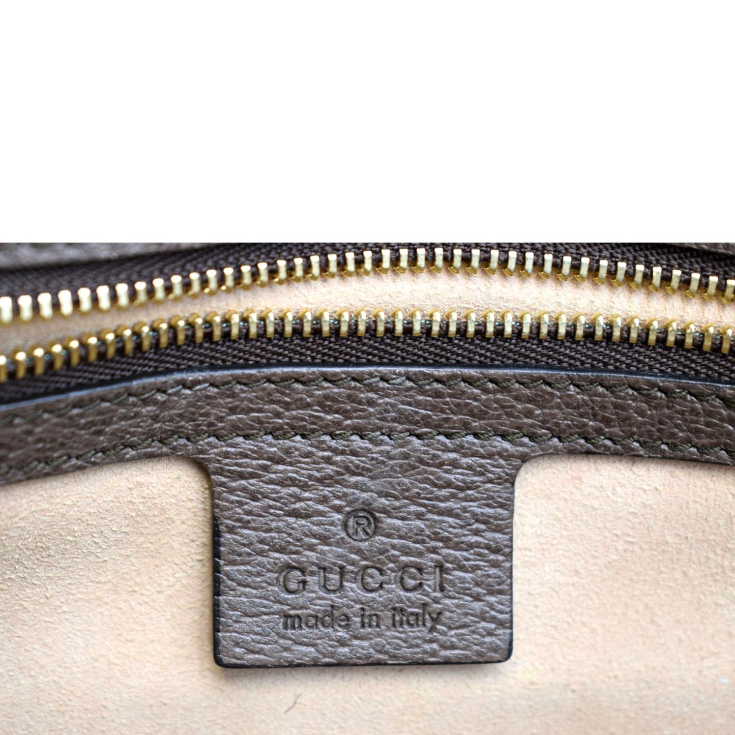 GUCCI Ophidia GG Supreme Canvas Crossbody Bag Beige 601044