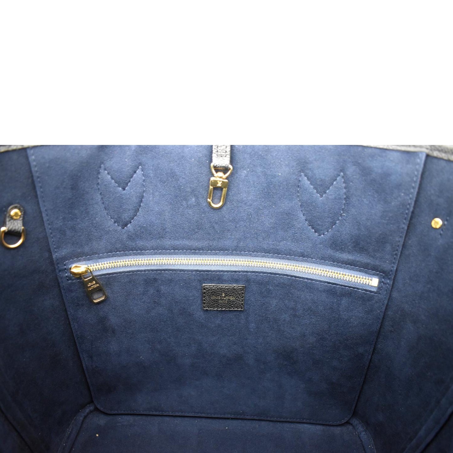 LOUIS VUITTON  Neverfull MM Monogram Empreinte Tote Bag Black