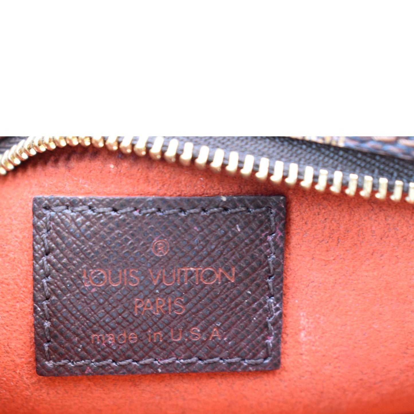 LOUIS VUITTON Toiletry Pouch Damier Ebene Vintage Brown