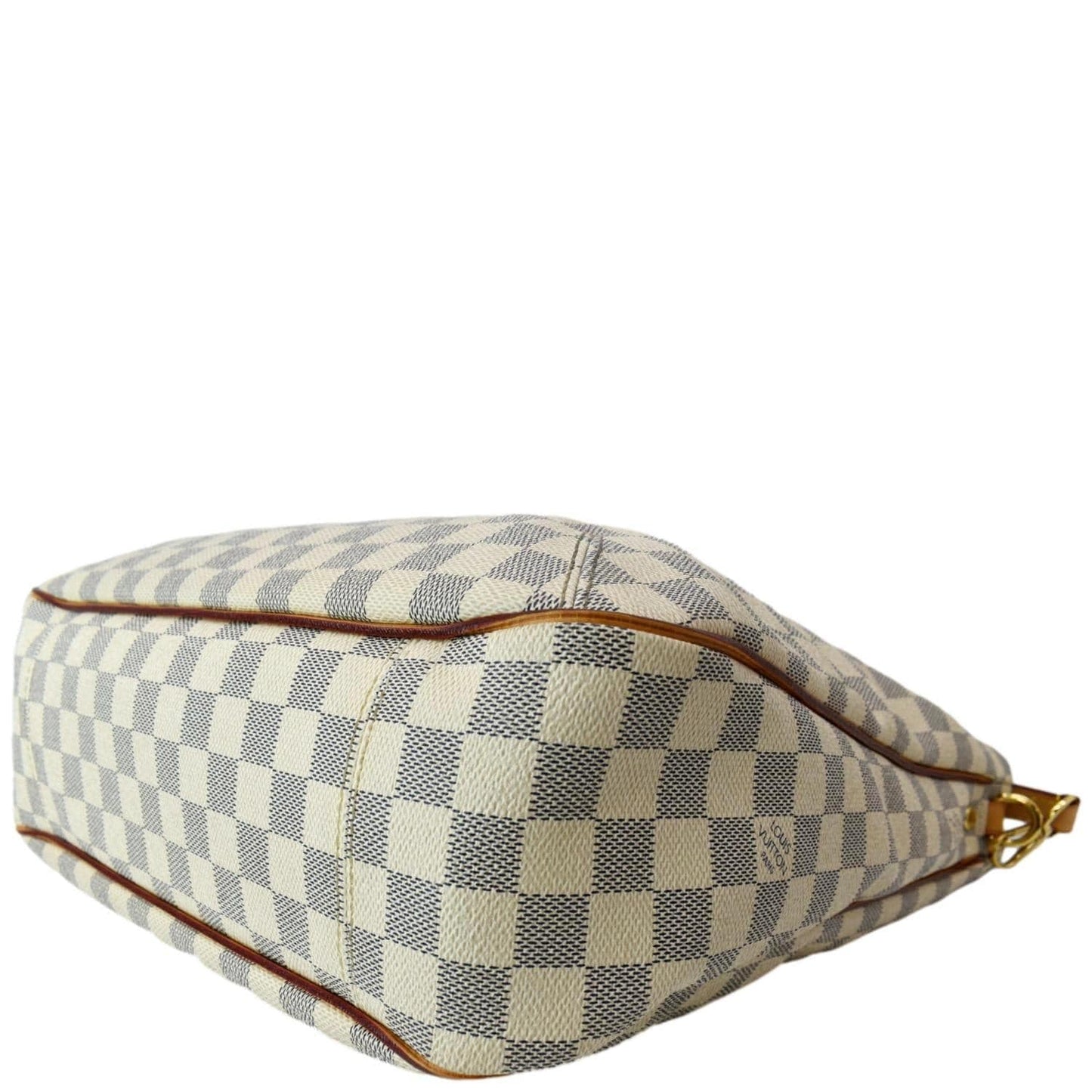 LOUIS VUITTON Soffi Damier Azur Satchel Shoulder Bag White