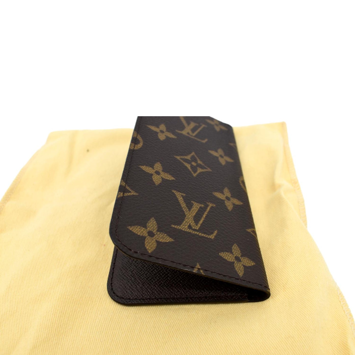 LOUIS VUITTON iPhone Monogram Canvas Phone Case Brown