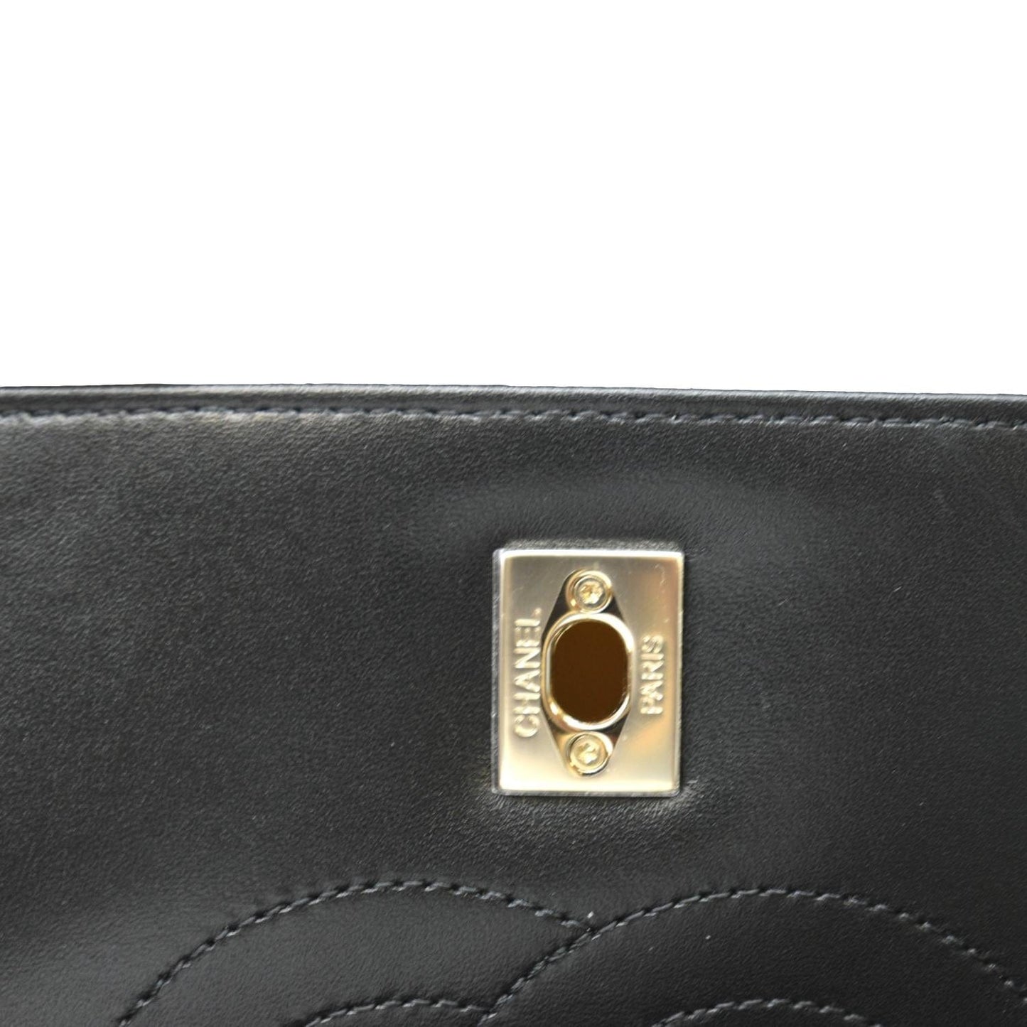 CHANEL Small Trendy CC Quilted Lambskin Dual Handle Flap Shoulder Bag Black