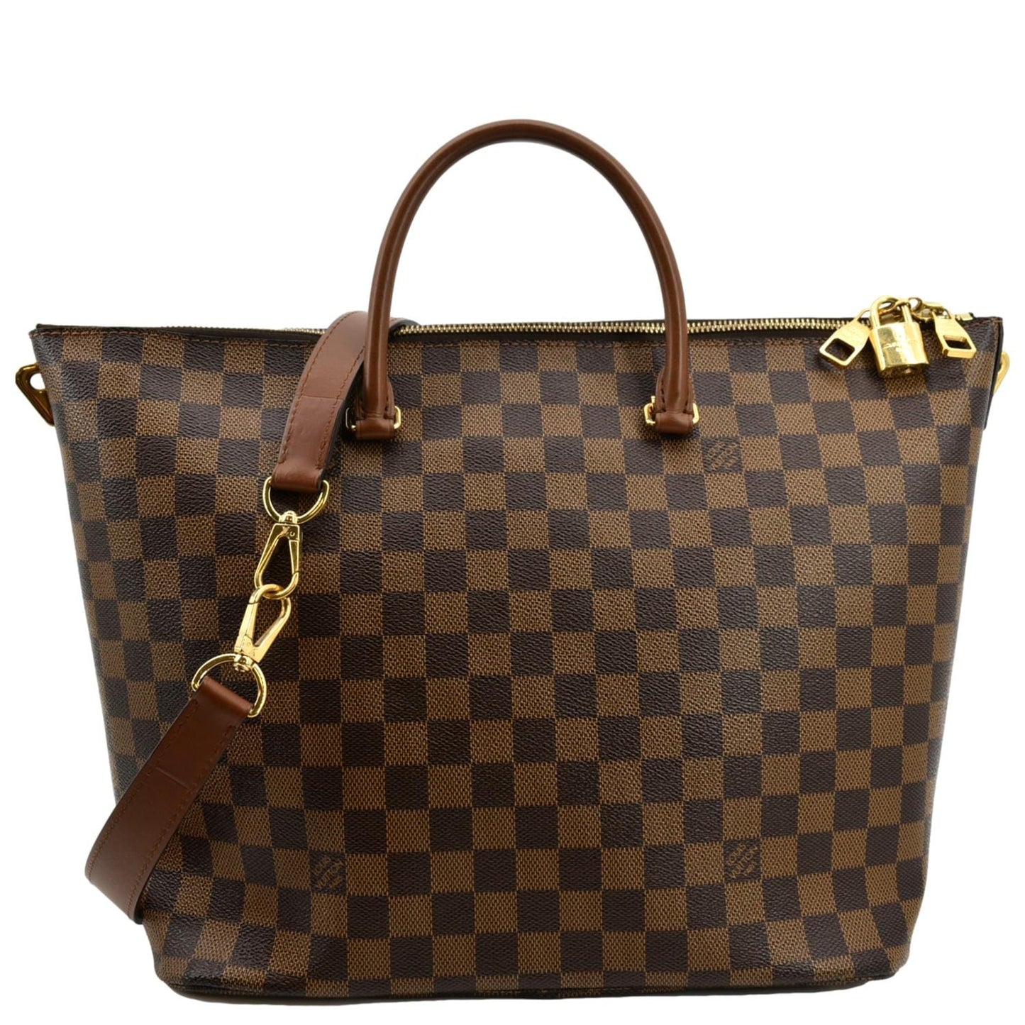LOUIS VUITTON Belmont Damier Ebene Shoulder Bag Brown - Hot Deals