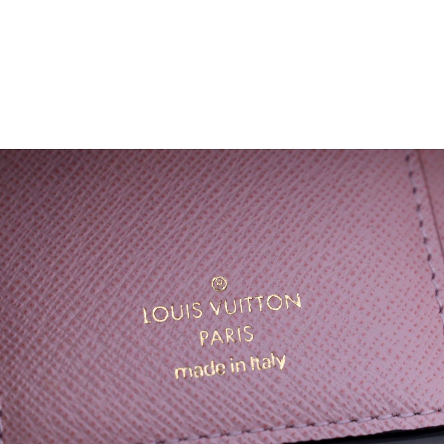 LOUIS VUITTON Victorine Monogram Canvas Wallet Rose Ballerina