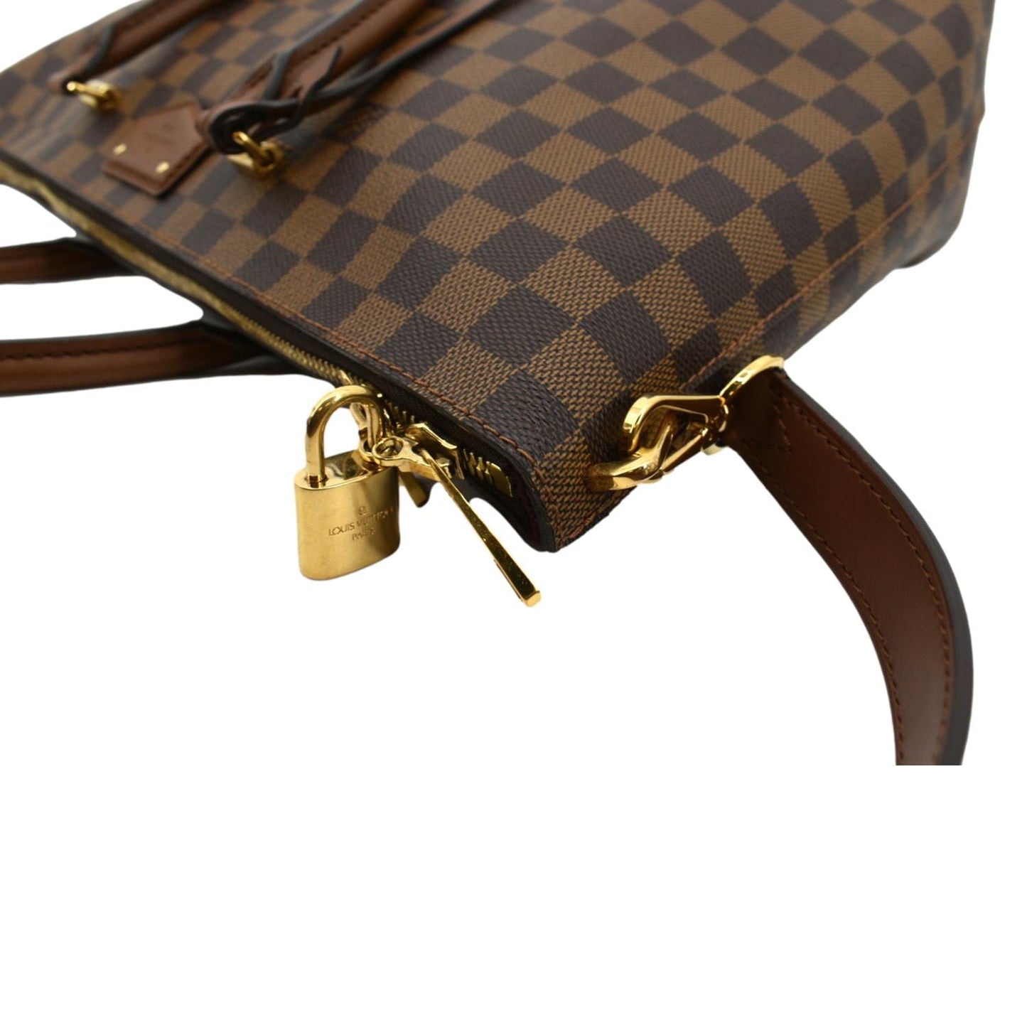 LOUIS VUITTON Belmont Damier Ebene Shoulder Bag Brown - Hot Deals