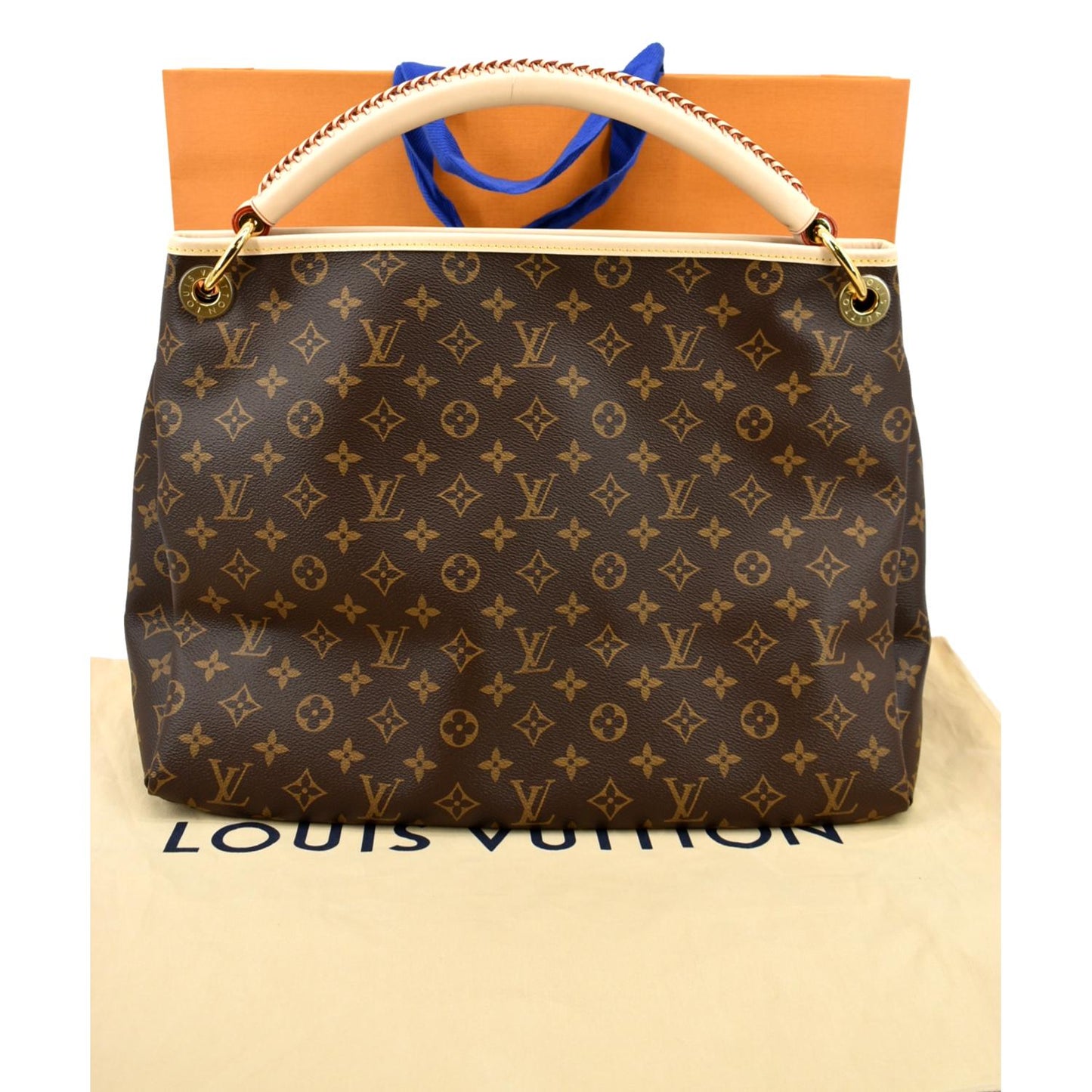LOUIS VUITTON Artsy MM NM Monogram Canvas Hobo Bag Brown - Hot Deals