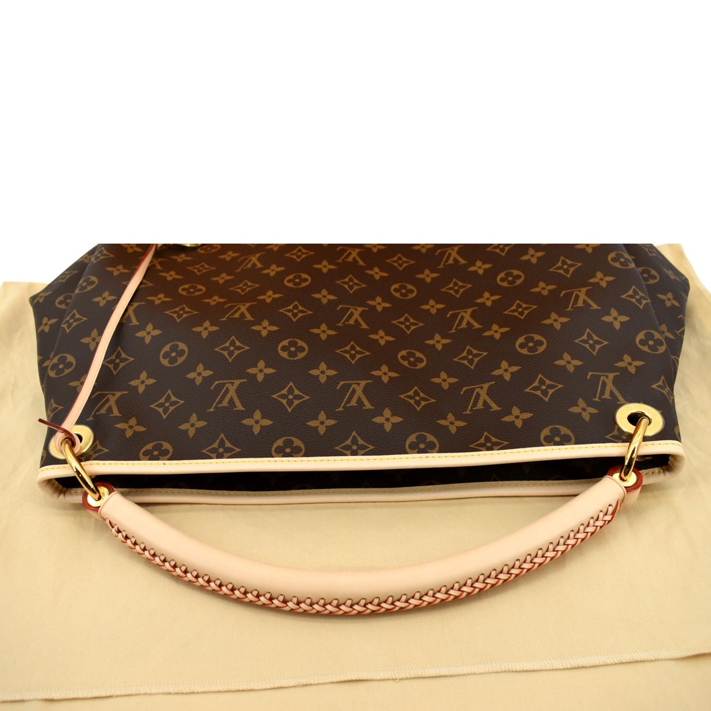 LOUIS VUITTON Artsy MM NM Monogram Canvas Hobo Bag Brown - Hot Deals