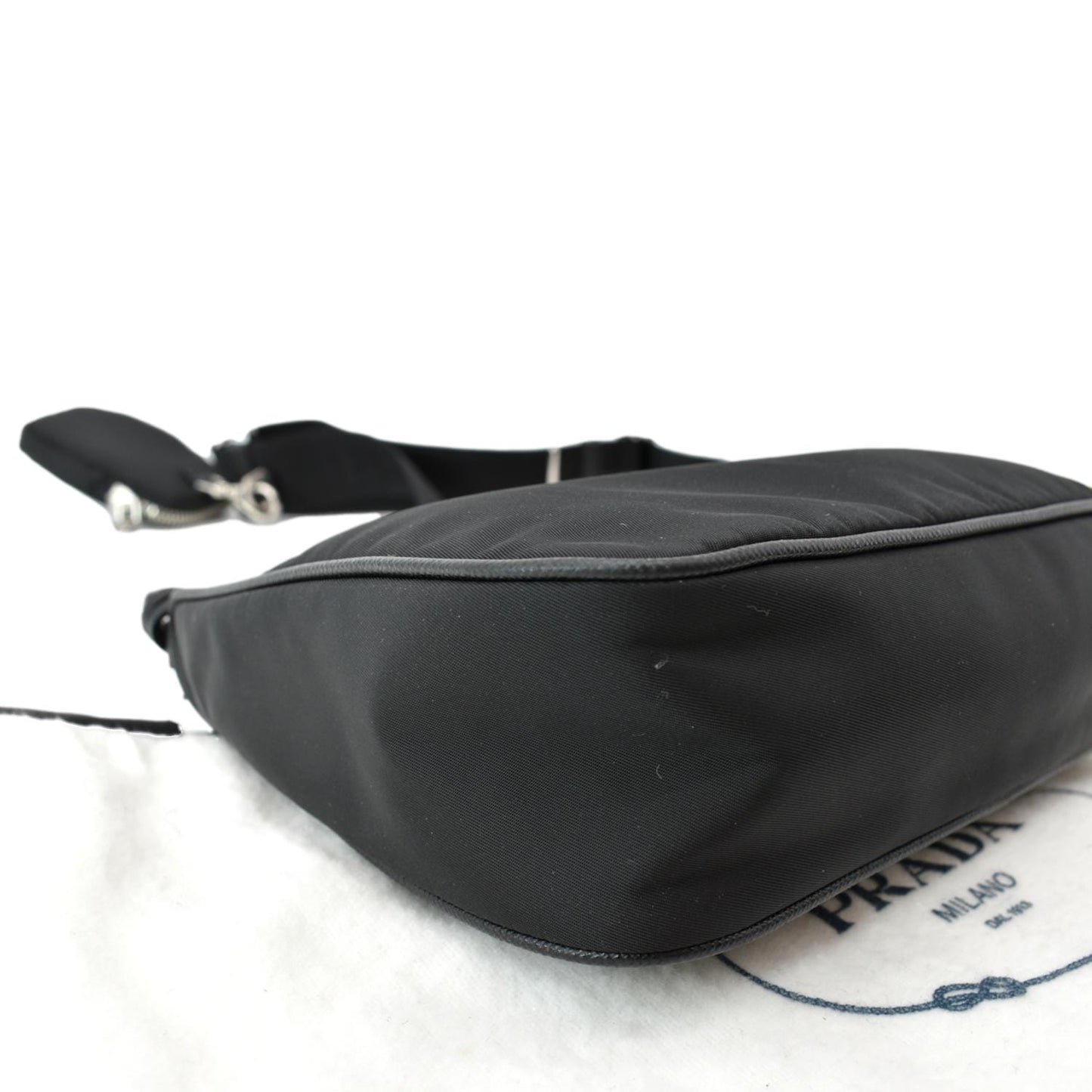 PRADA Re-Edition 2005 Nylon Shoulder Bag Black