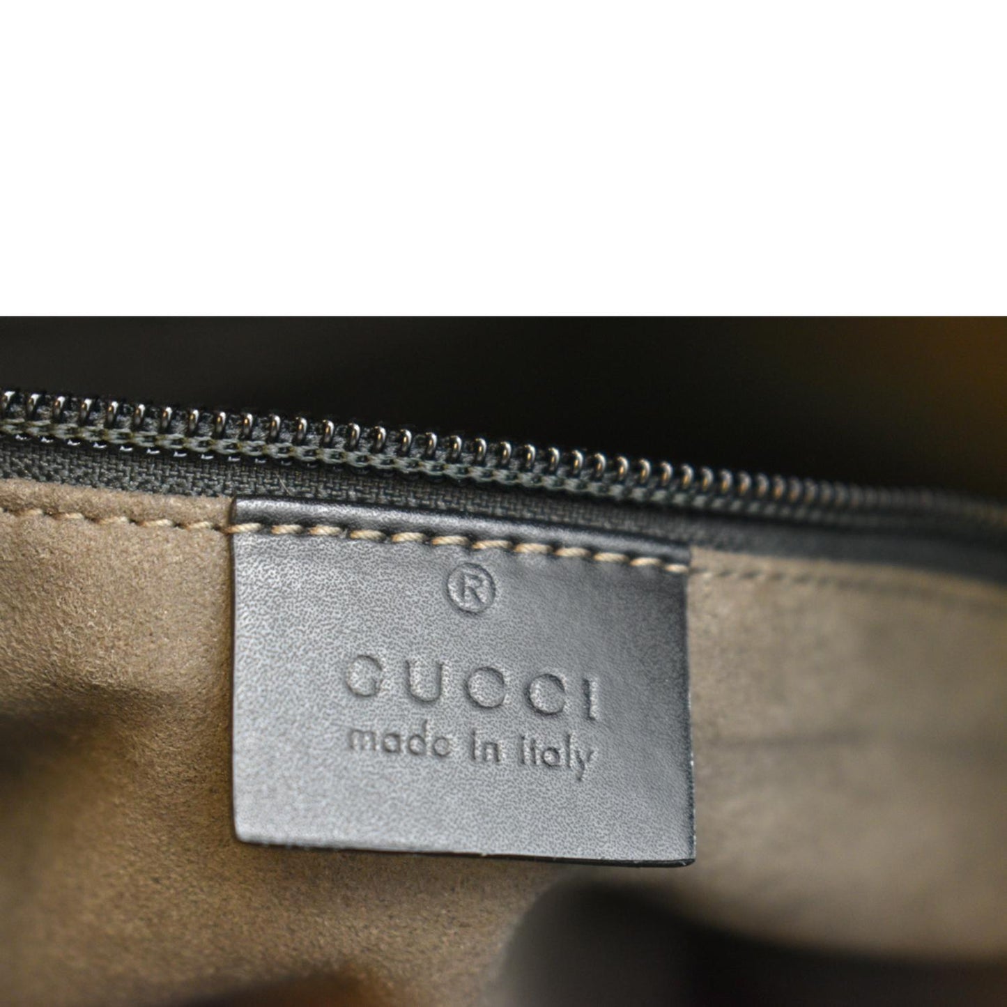 GUCCI Flat GG Supreme Canvas Messenger Bag Beige 473878