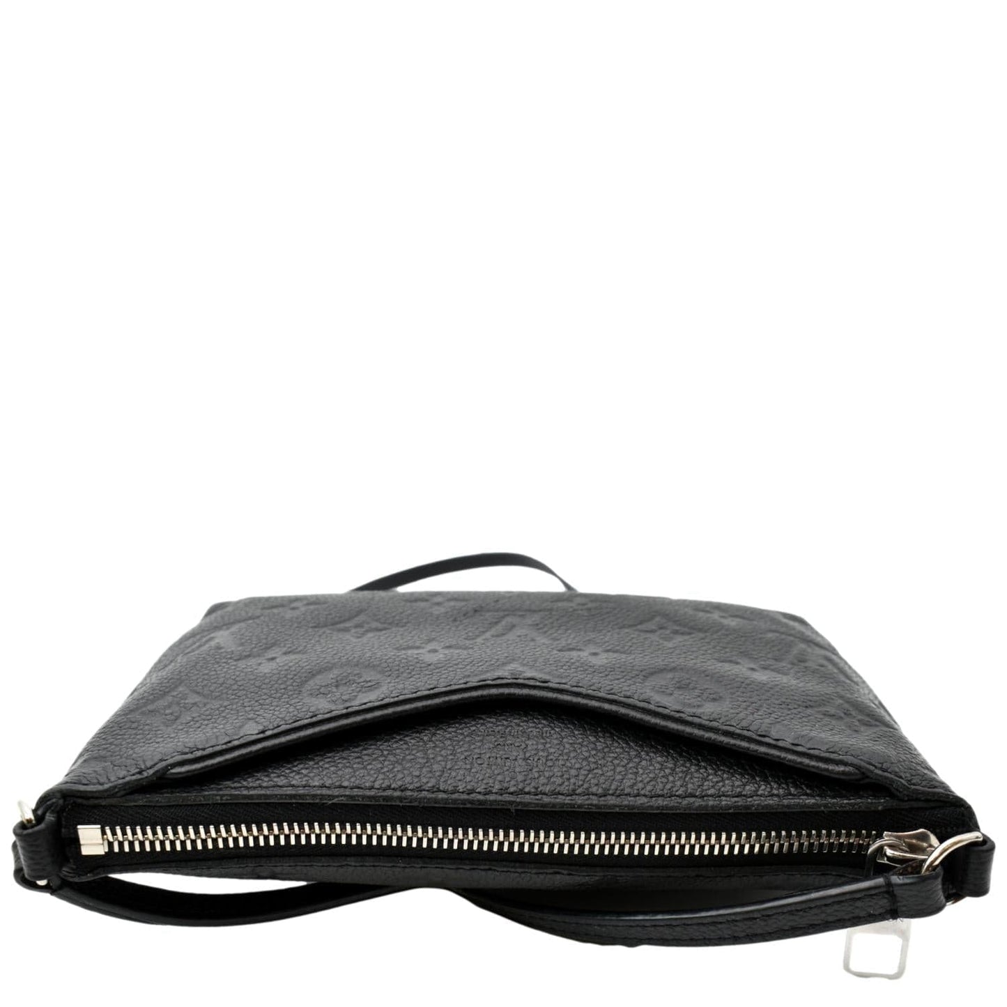LOUIS VUITTON Pallas Monogram Empreinte Clutch Crossbody Bag Black