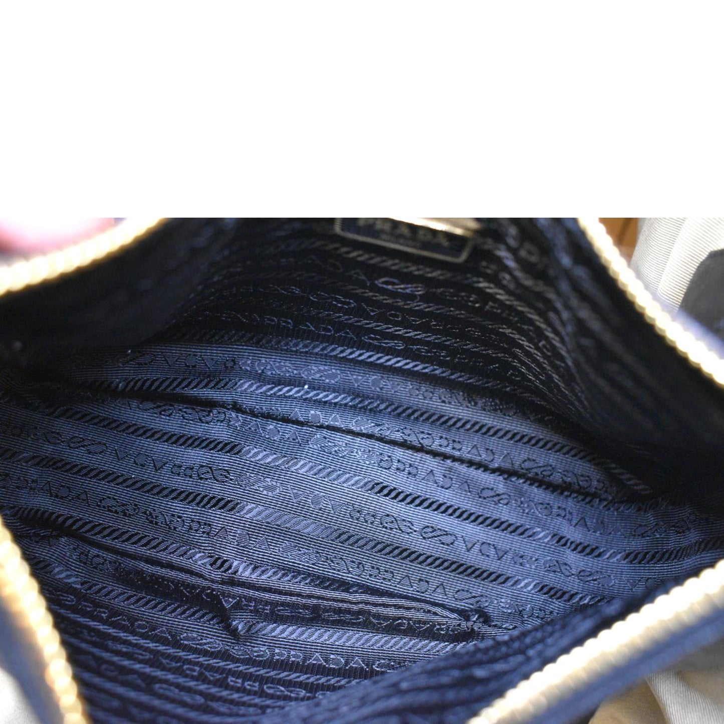 PRADA Re-Edition 2005 Saffiano Leather Shoulder Bag Black