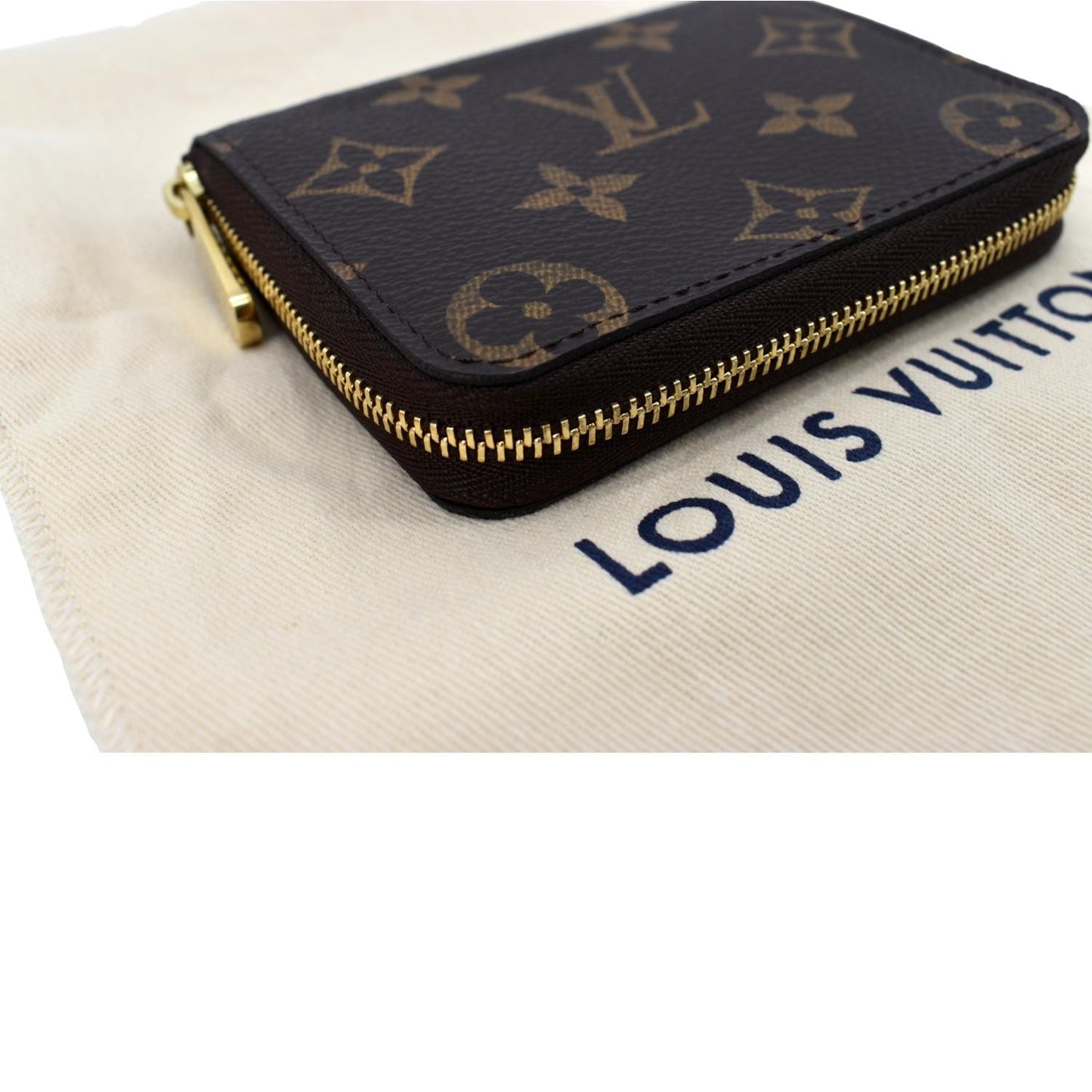 LOUIS VUITTON Monogram Canvas Zippy Coin Purse Brown - sold