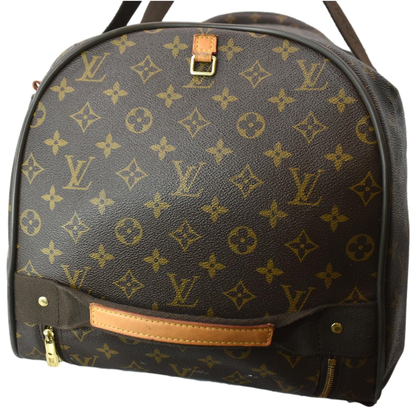 LOUIS VUITTON Neo Eole 55 Monogram Canvas Rolling Travel Bag Brown