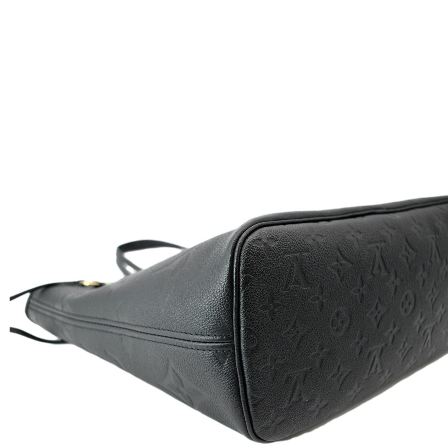 LOUIS VUITTON Neverfull MM Monogram Empreinte Tote Bag Black