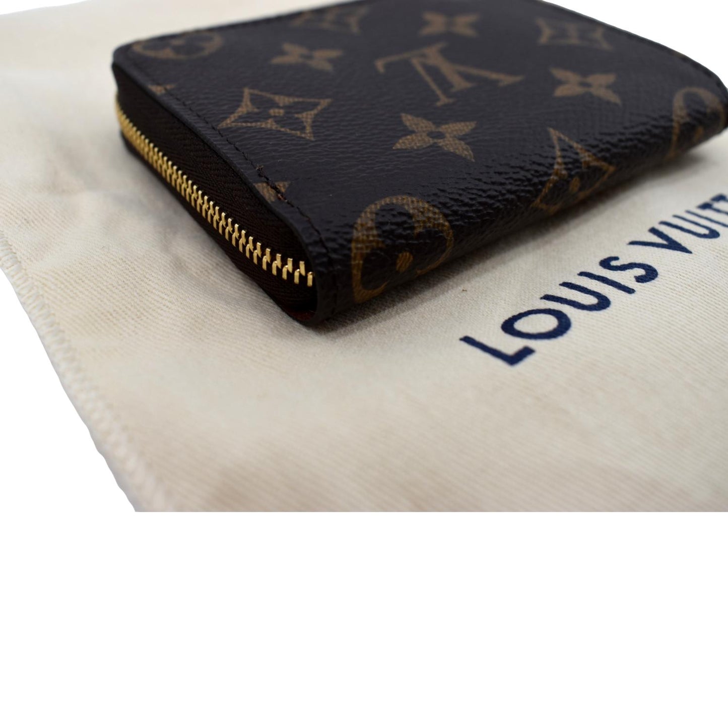LOUIS VUITTON Monogram Canvas Zippy Coin Purse Brown - sold