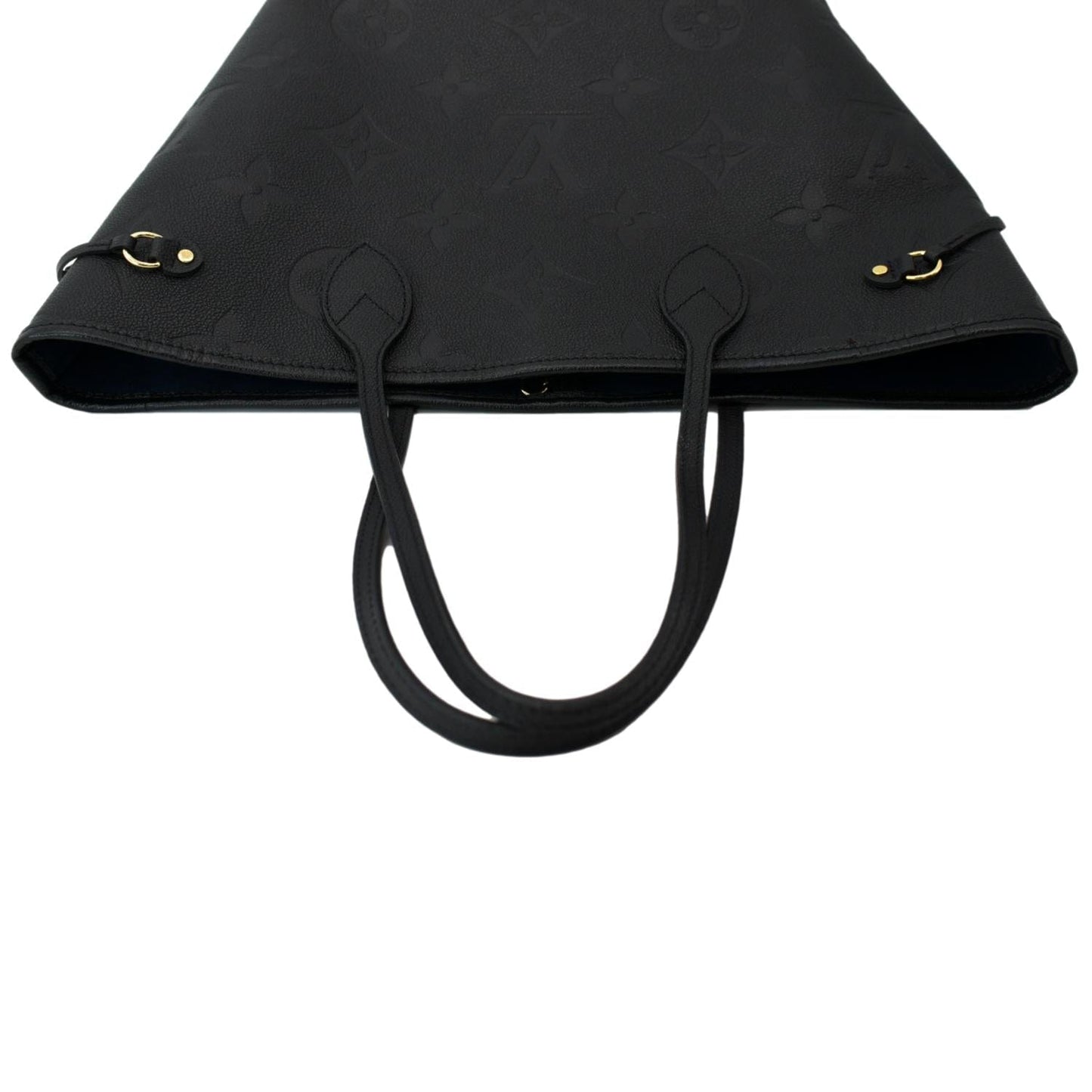 LOUIS VUITTON Neverfull MM Monogram Empreinte Tote Bag Black