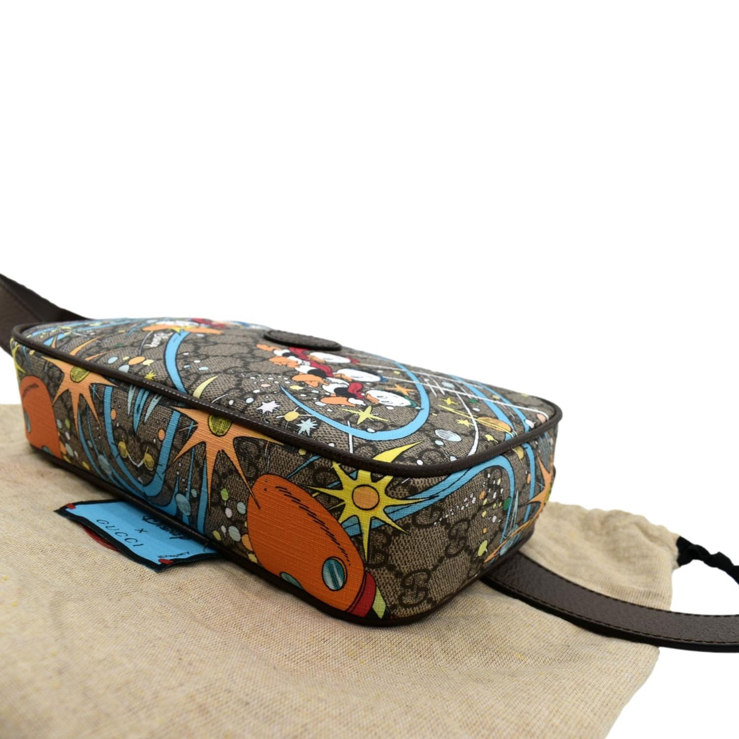 GUCCI xDisney GG Supreme Canvas Belt Bag Beige 602695