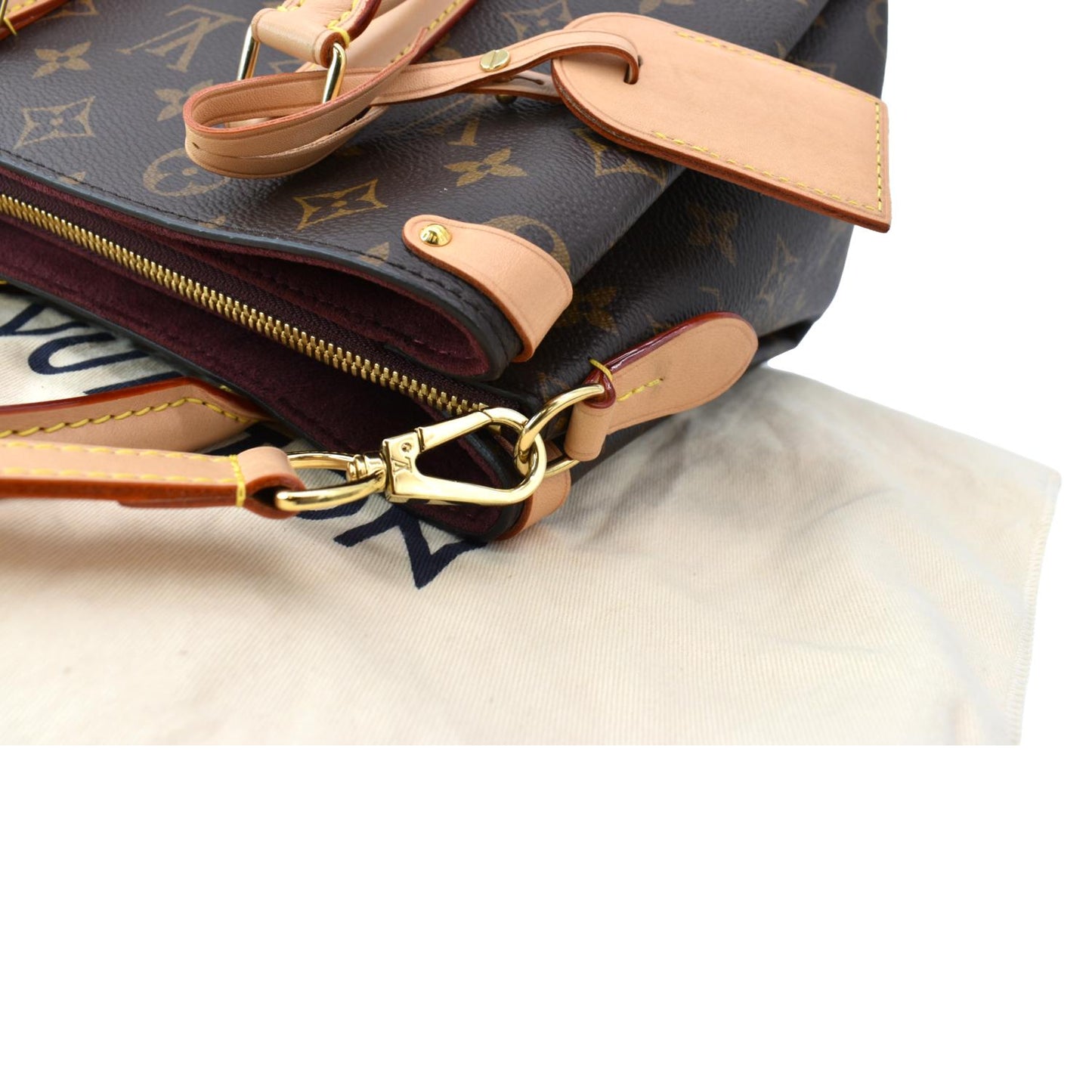 LOUIS VUITTON Soufflot BB Monogram Canvas Shoulder Crossbody Bag Brown