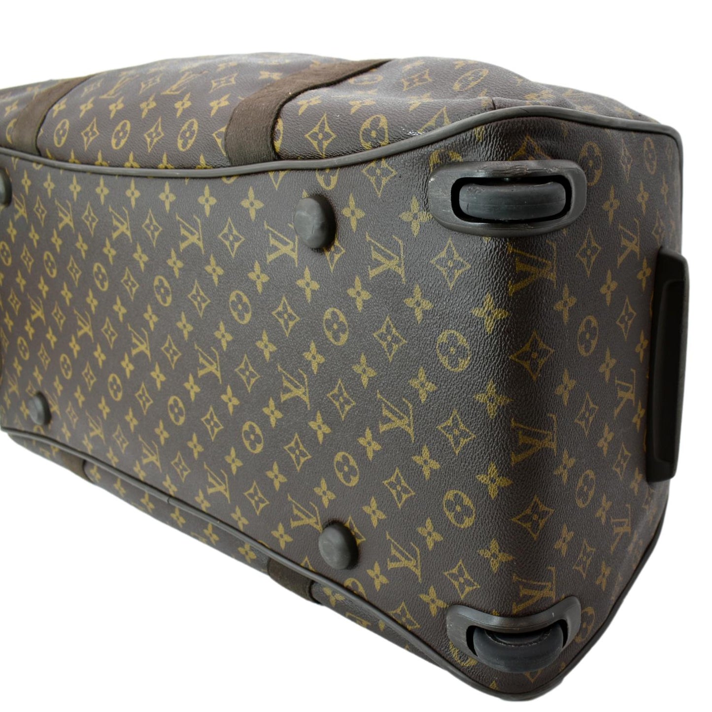 LOUIS VUITTON Neo Eole 55 Monogram Canvas Rolling Travel Bag Brown