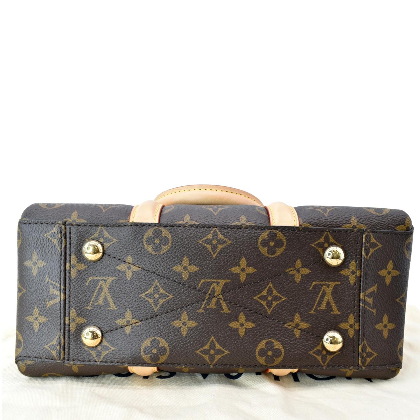 LOUIS VUITTON Soufflot BB Monogram Canvas Shoulder Crossbody Bag Brown