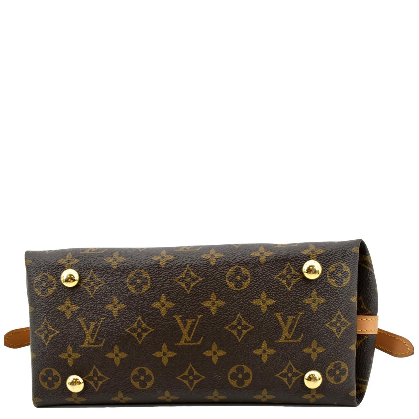 LOUIS VUITTON Carryall PM Monogram Canvas Shoulder Bag Brown