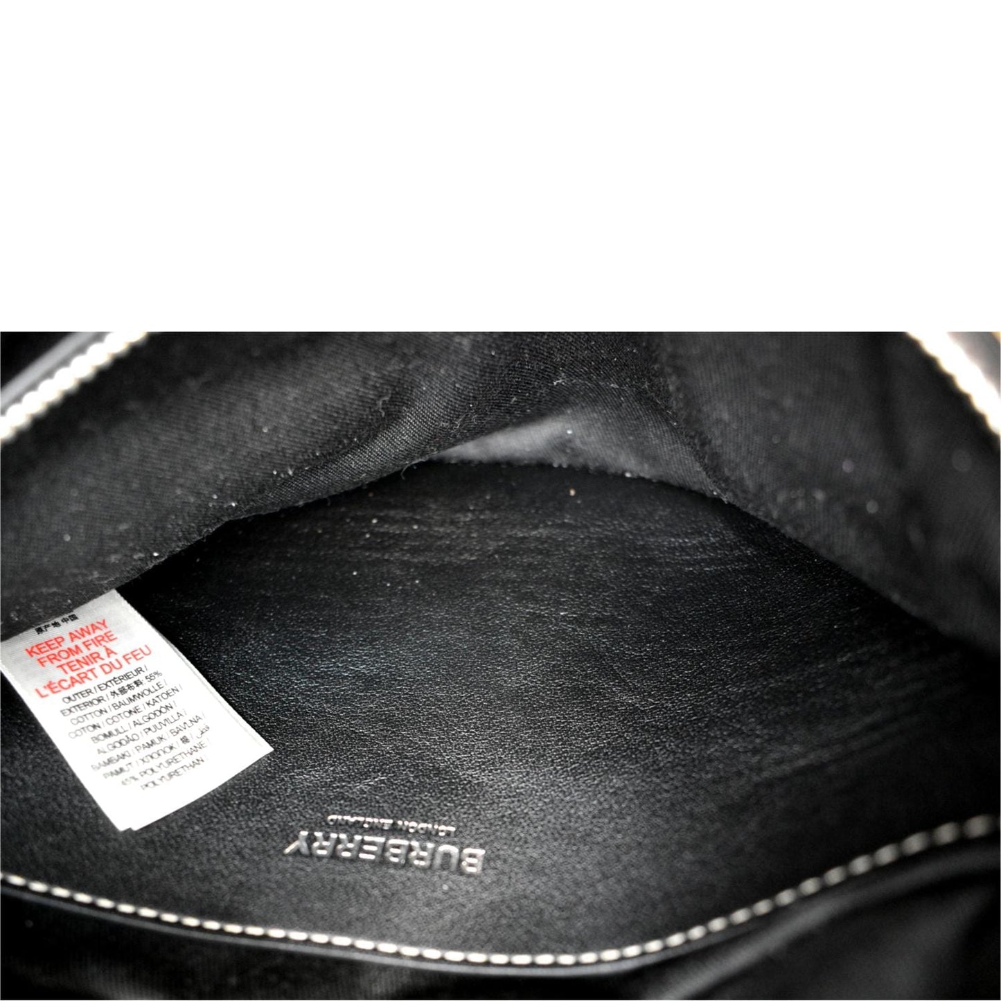 BURBERRY Mini Cason Check Bum Bag Dark Birch Brown