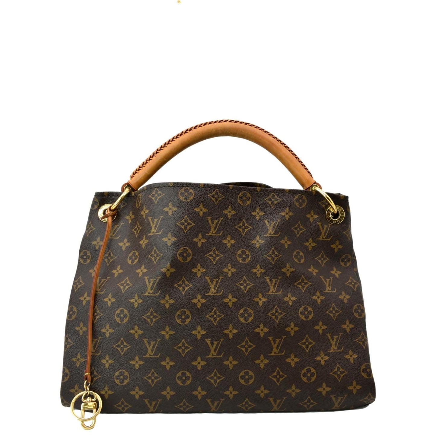 LOUIS VUITTON  Artsy MM Monogram Canvas Hobo Bag Brown